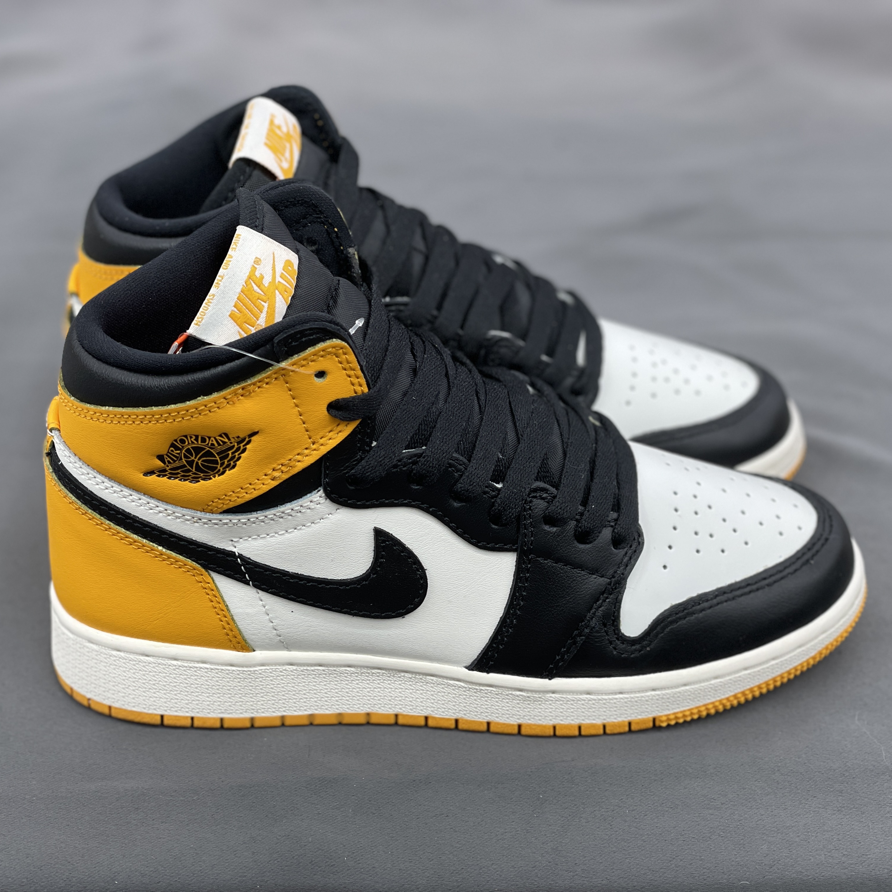 (GS) Jordan 1 Retro High OG Taxi, Jordan 1 Retro High OG Taxi 착용 스타일 - 1