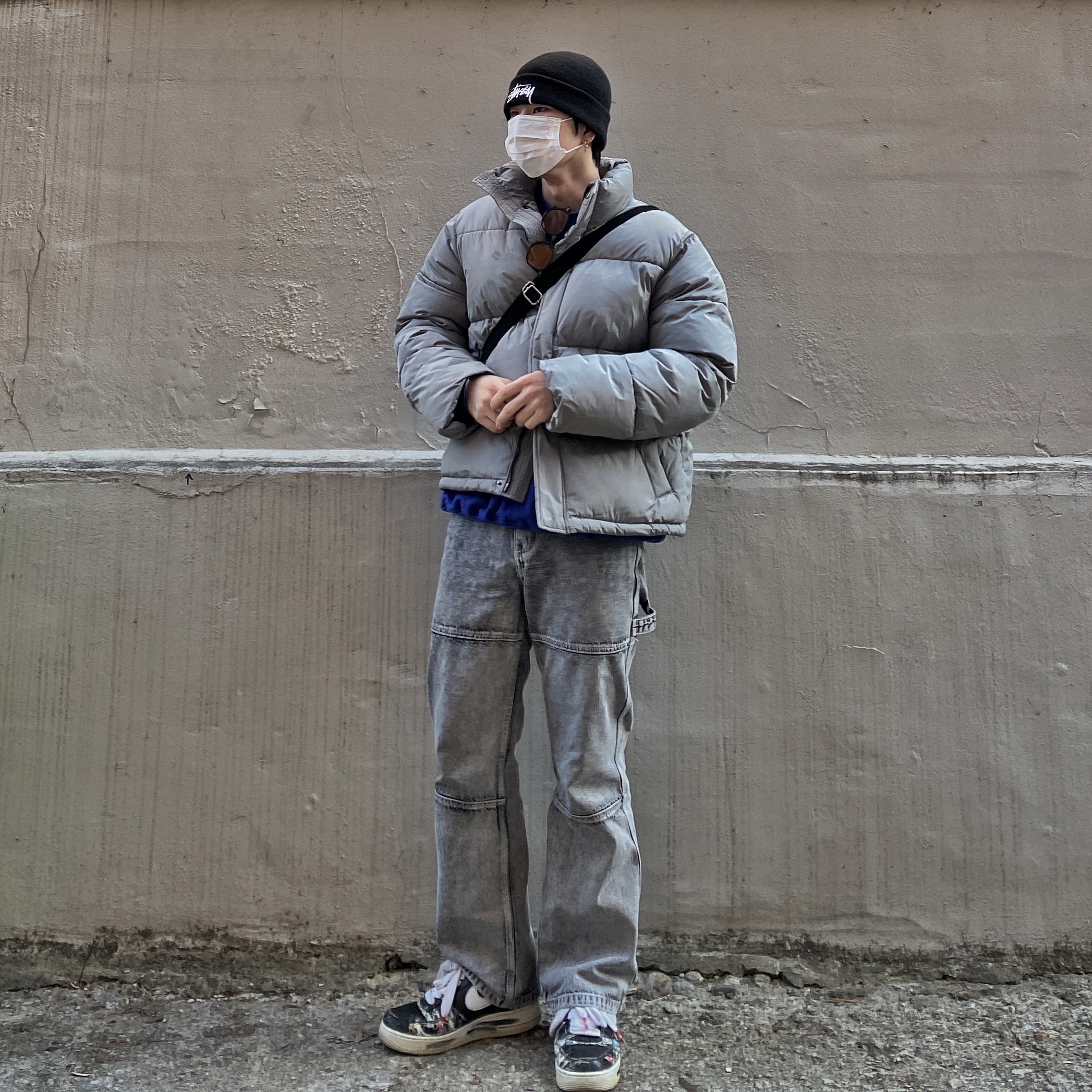 Nike x Peaceminusone Air Force 1 Low Para-Noise 착용 스타일