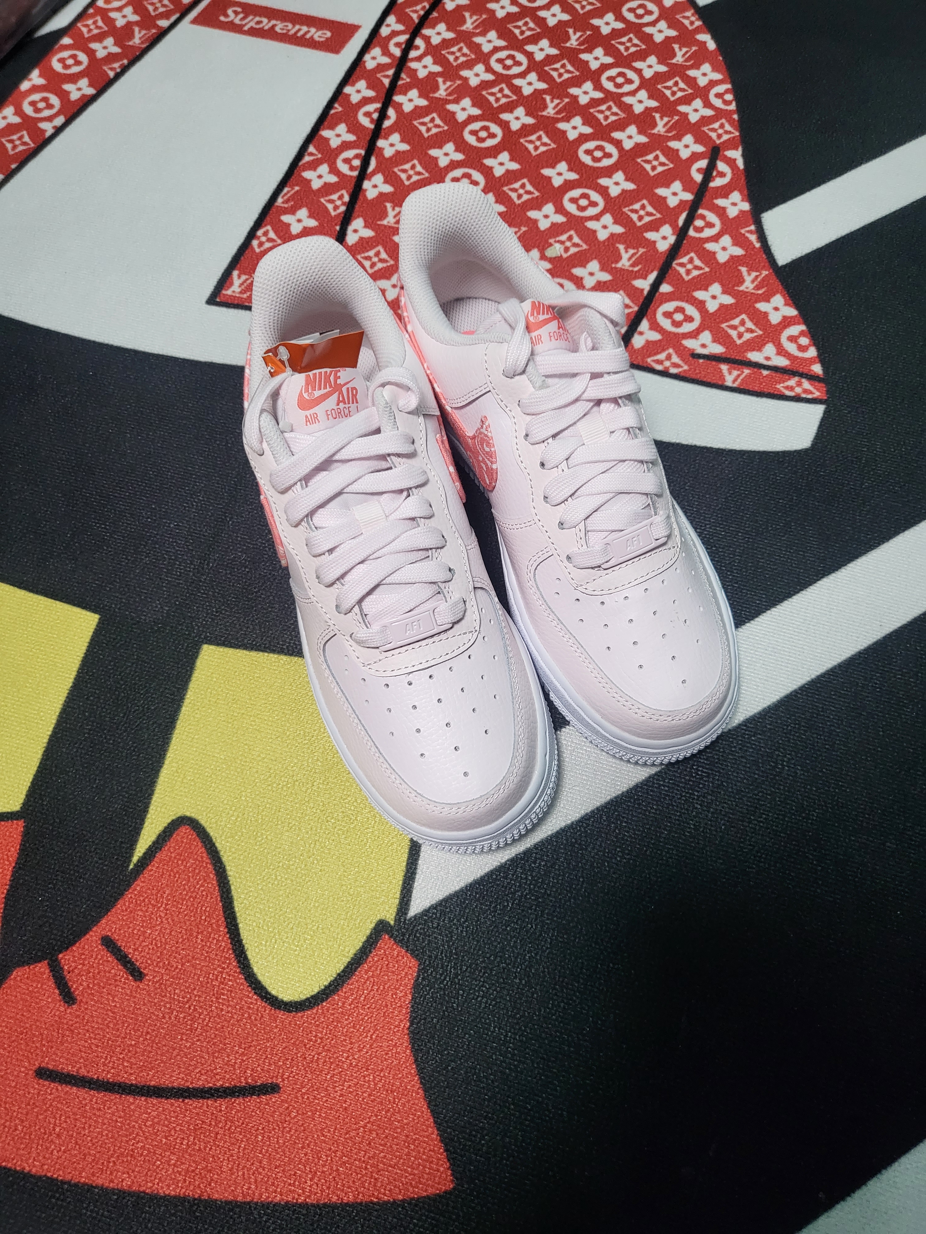 (W) Nike Air Force 1 Low '07 Pearl Pink 착용 스타일 - 2