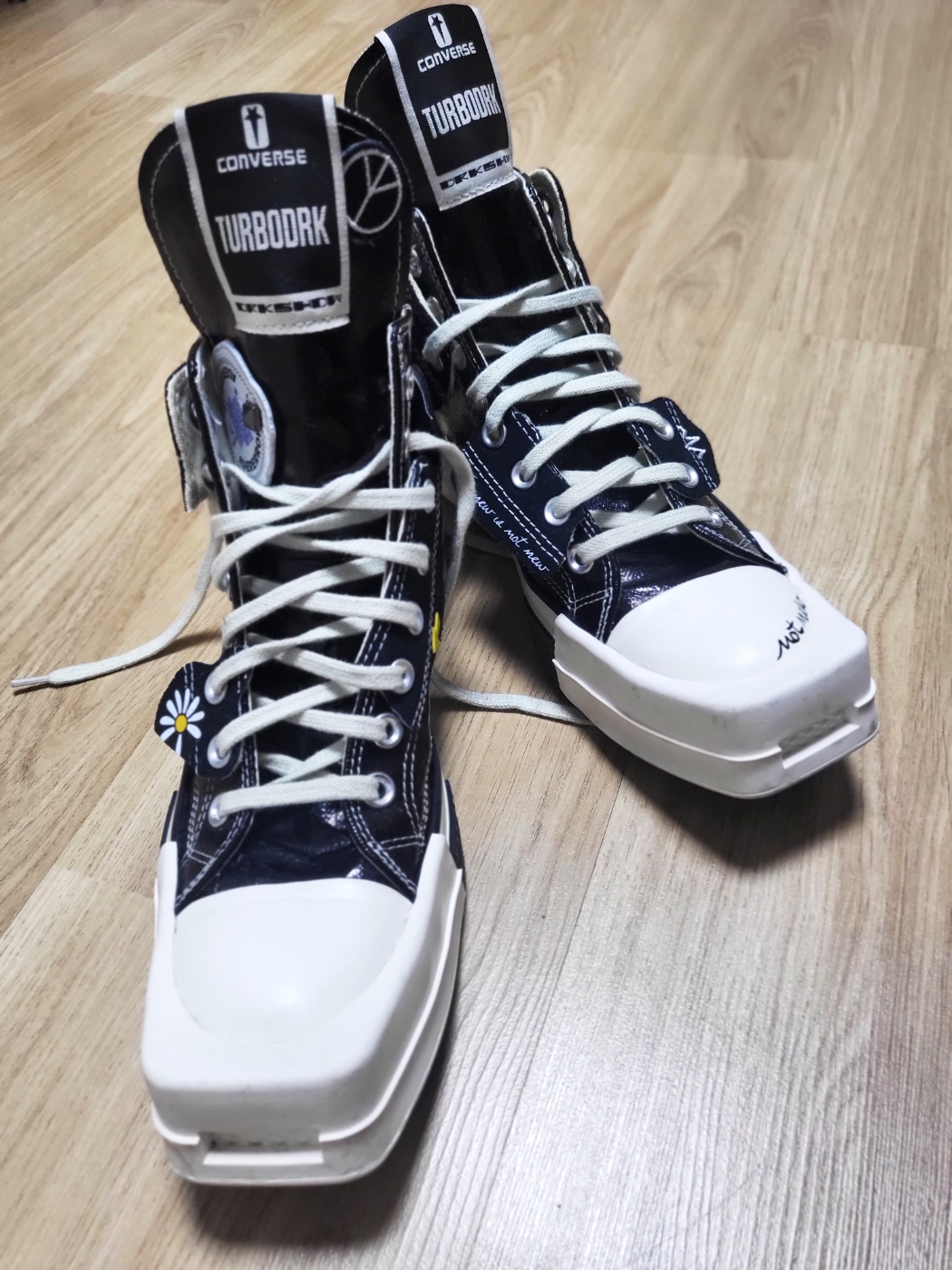 Converse x Drkshdw Turbodrk Chuck 70 Hi Black 착용 스타일 - 3