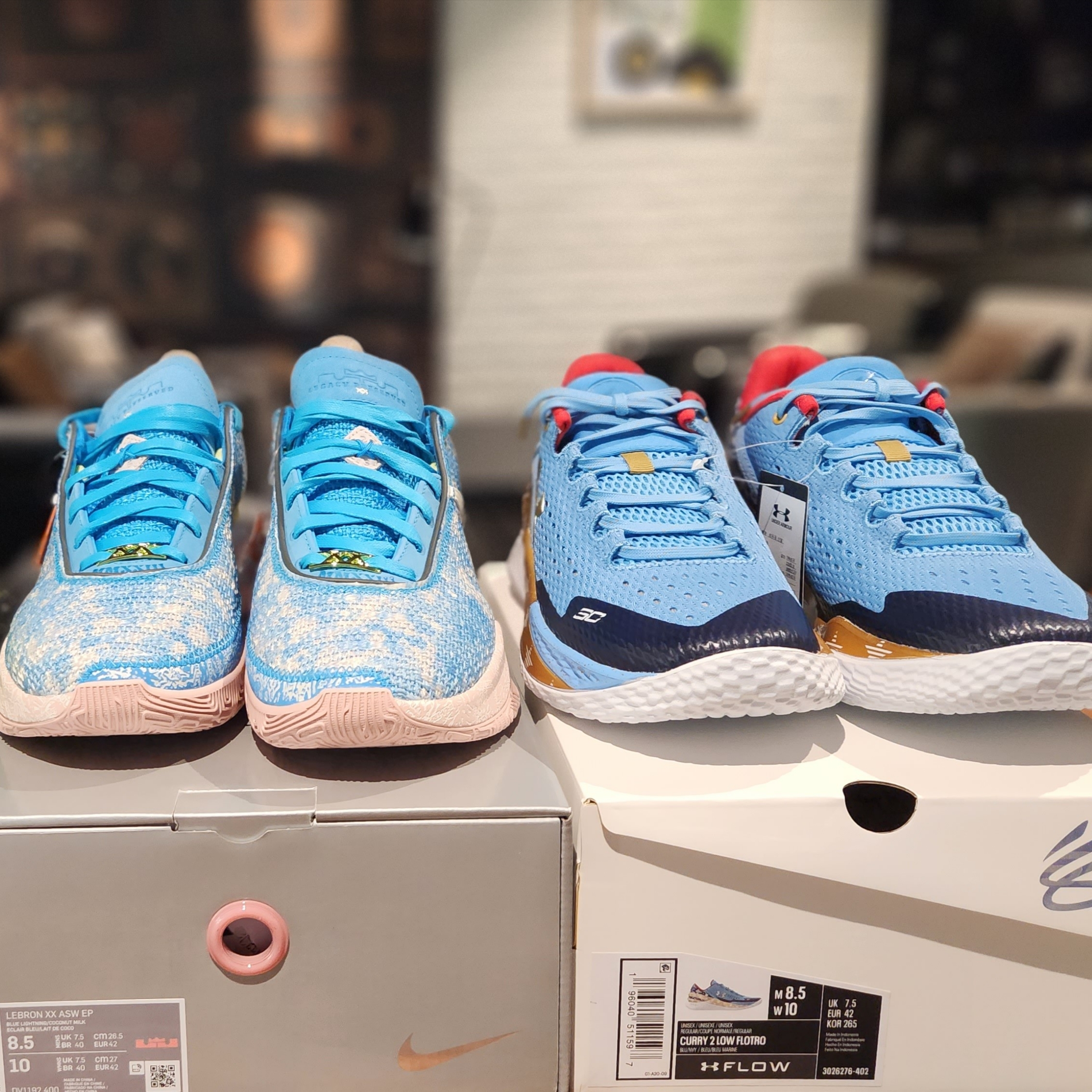 Puma x Rick & Morty MB.02 Lamelo Ball Safety Yellow Elektro Green, Nike LeBron XX ASW EP Blue Lightning Coconut Milk 착용 스타일 - 2