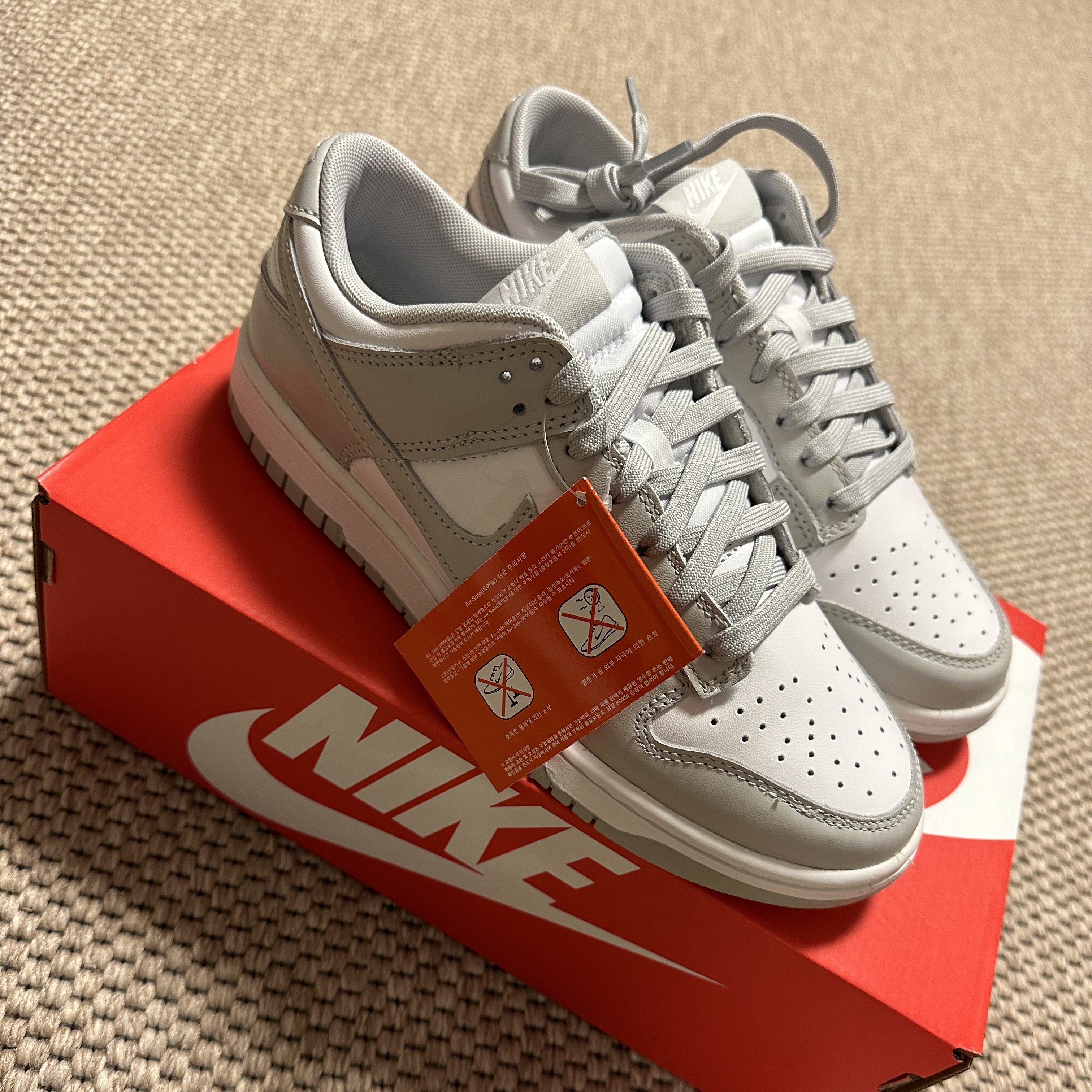 Nike Dunk Low Retro Grey Fog 착용 스타일