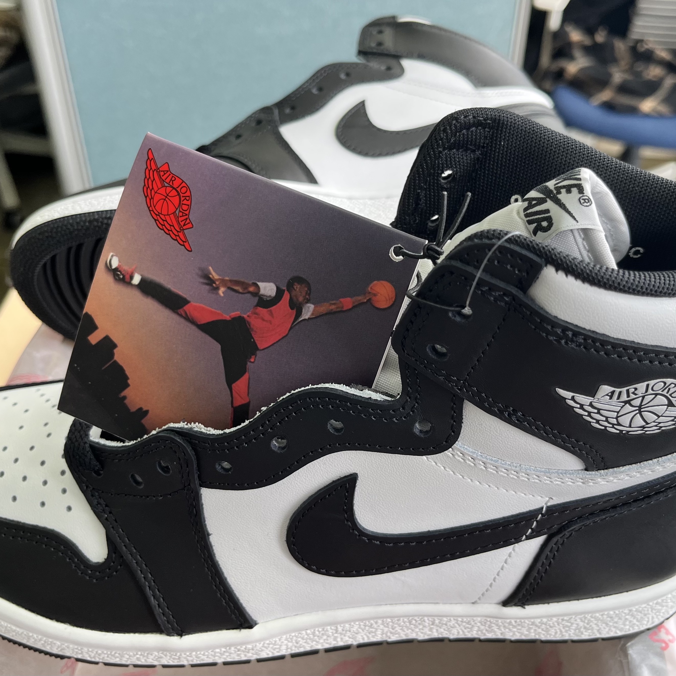 Jordan 1 High 85 Black White 착용 스타일