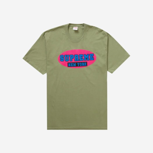 슈프림 뉴욕 티셔츠 라이트 올리브 - 23SS