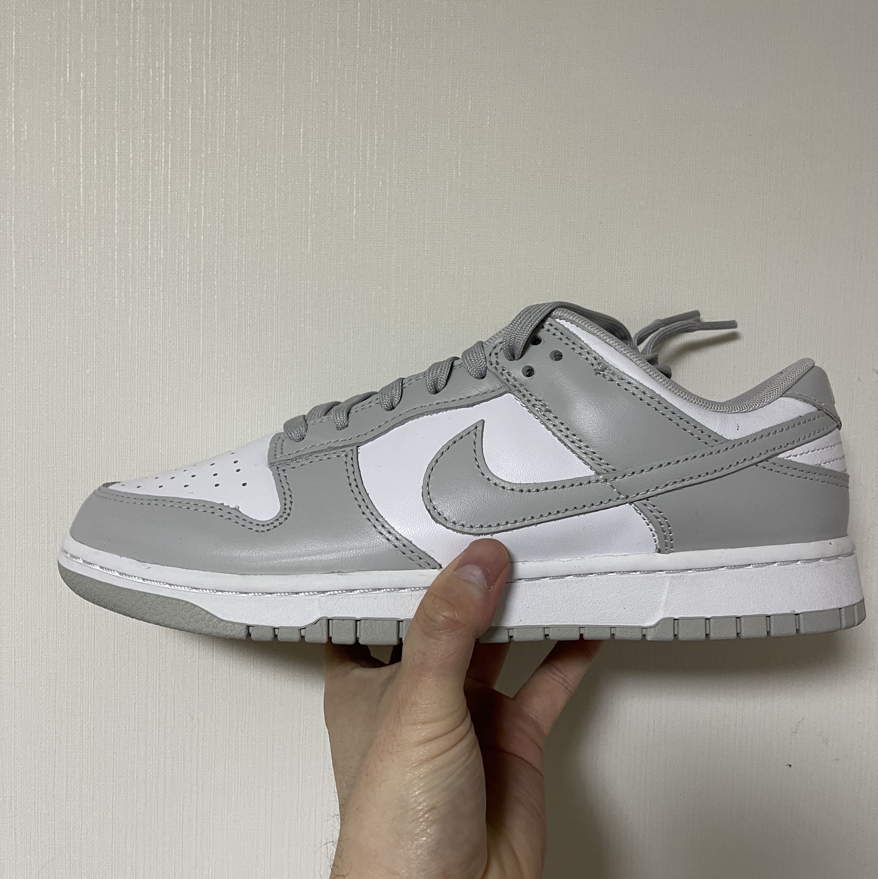 Nike Dunk Low Retro Grey Fog 착용 스타일 - 2