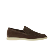Loro Piana Summer Walk Suede Calfskin Warm Grey
