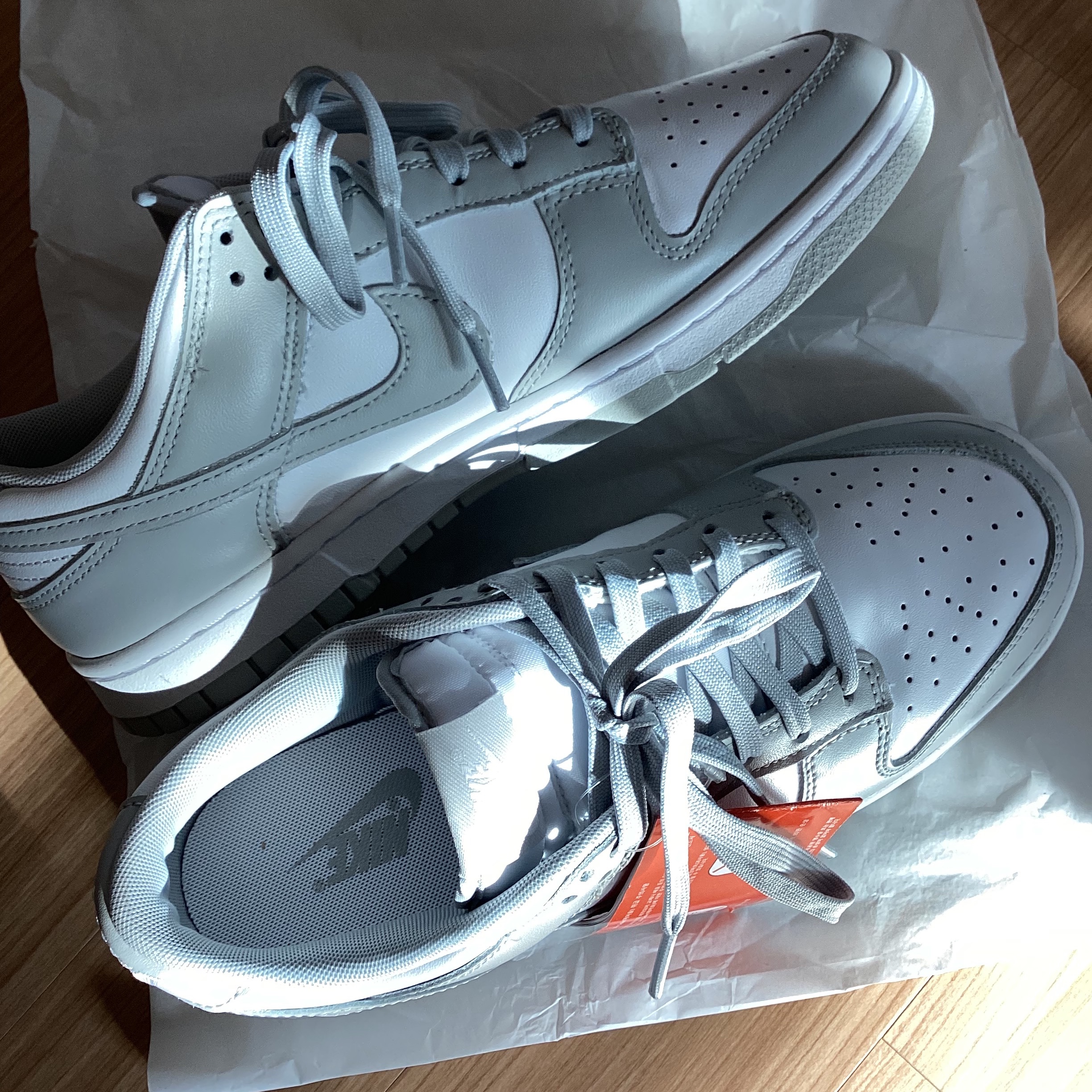 Nike Dunk Low Retro Grey Fog 착용 스타일