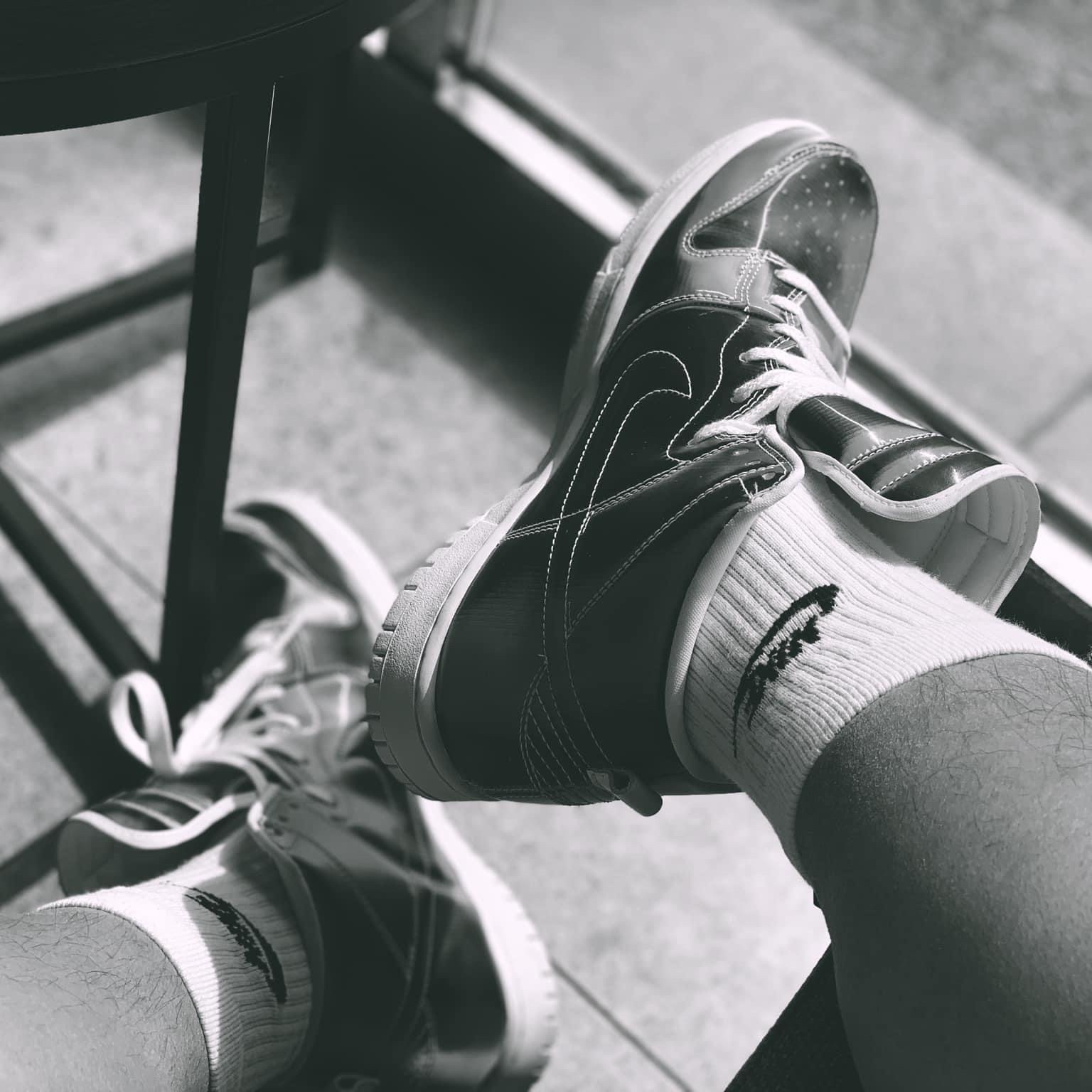 Nike x Clot Dunk High Flux 착용 스타일