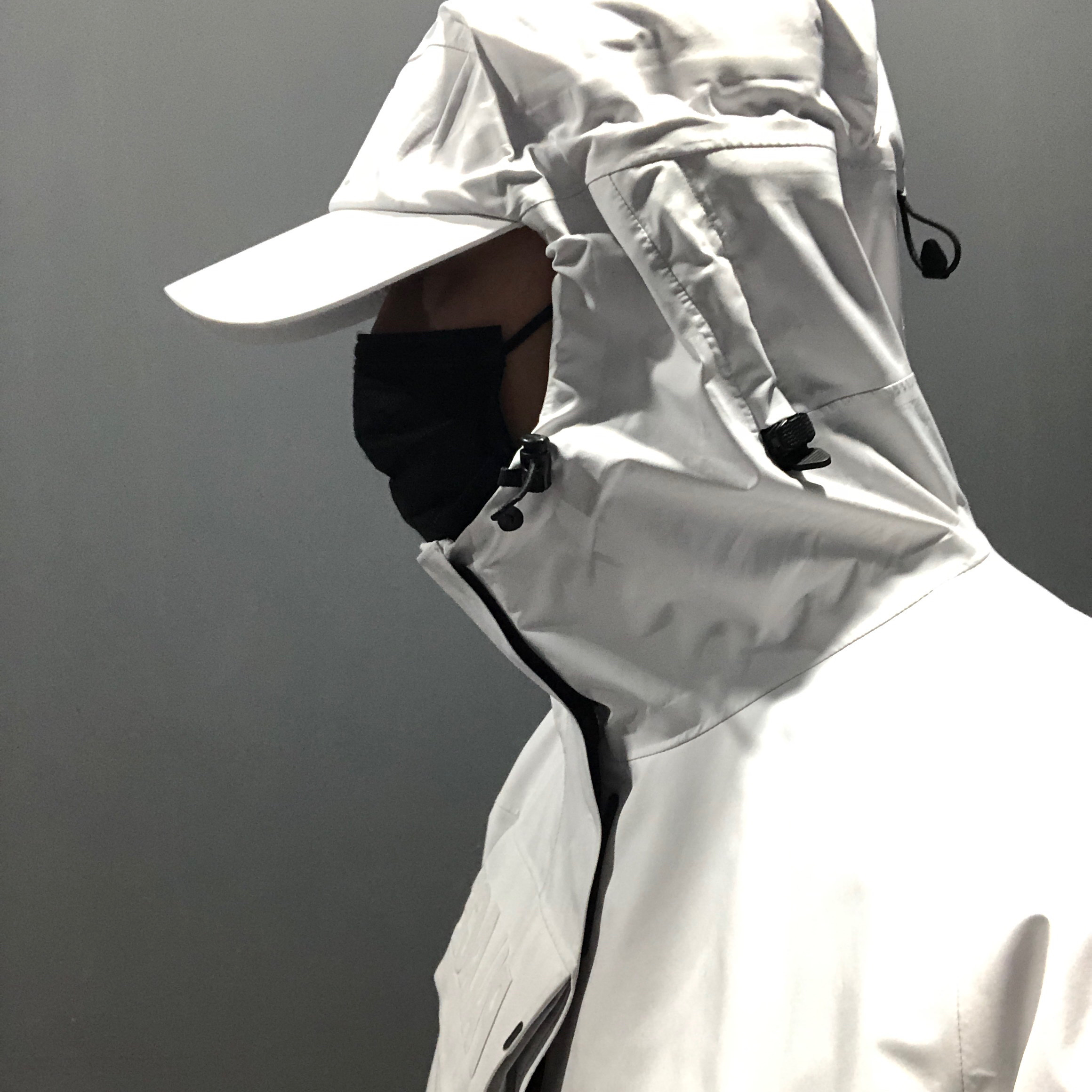 Palace Gore-Tex P Cap Jacket Grey - 21SS 착용 스타일 - 2