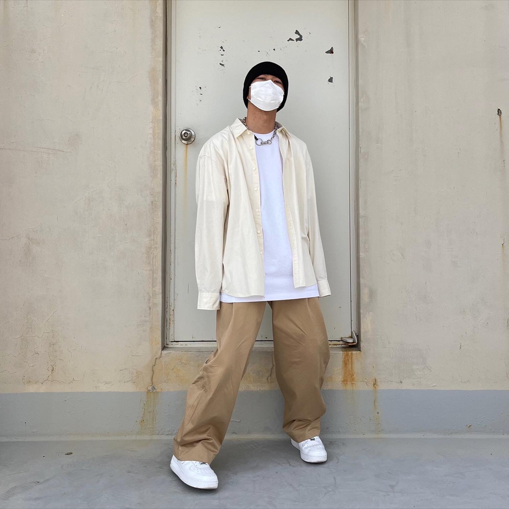 Our Legacy Ladon Brass Keychain Matte Nickel, Nike Air Force 1 '07 Low White 착용 스타일