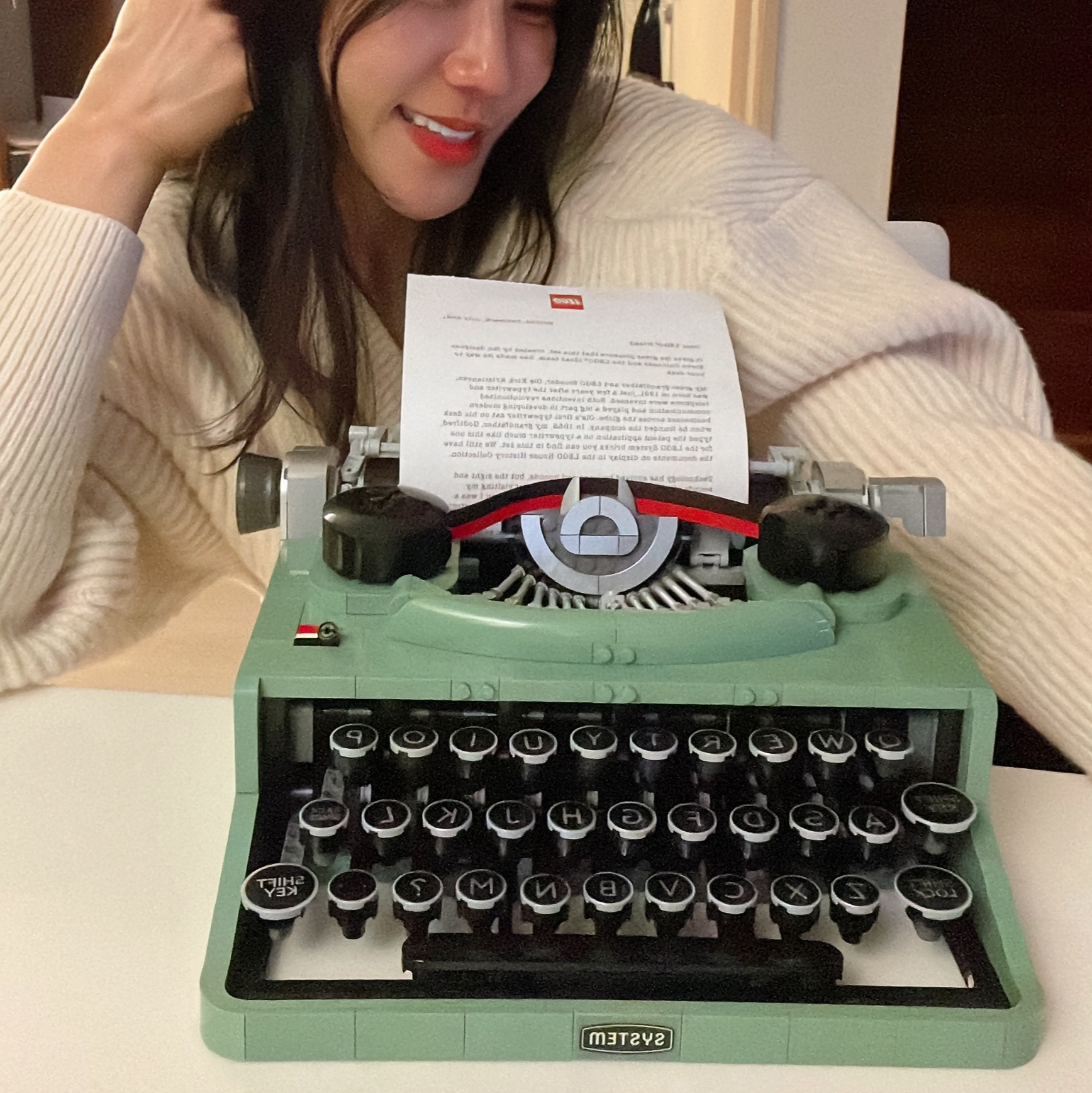 Lego Typewriter 착용 스타일 - 1