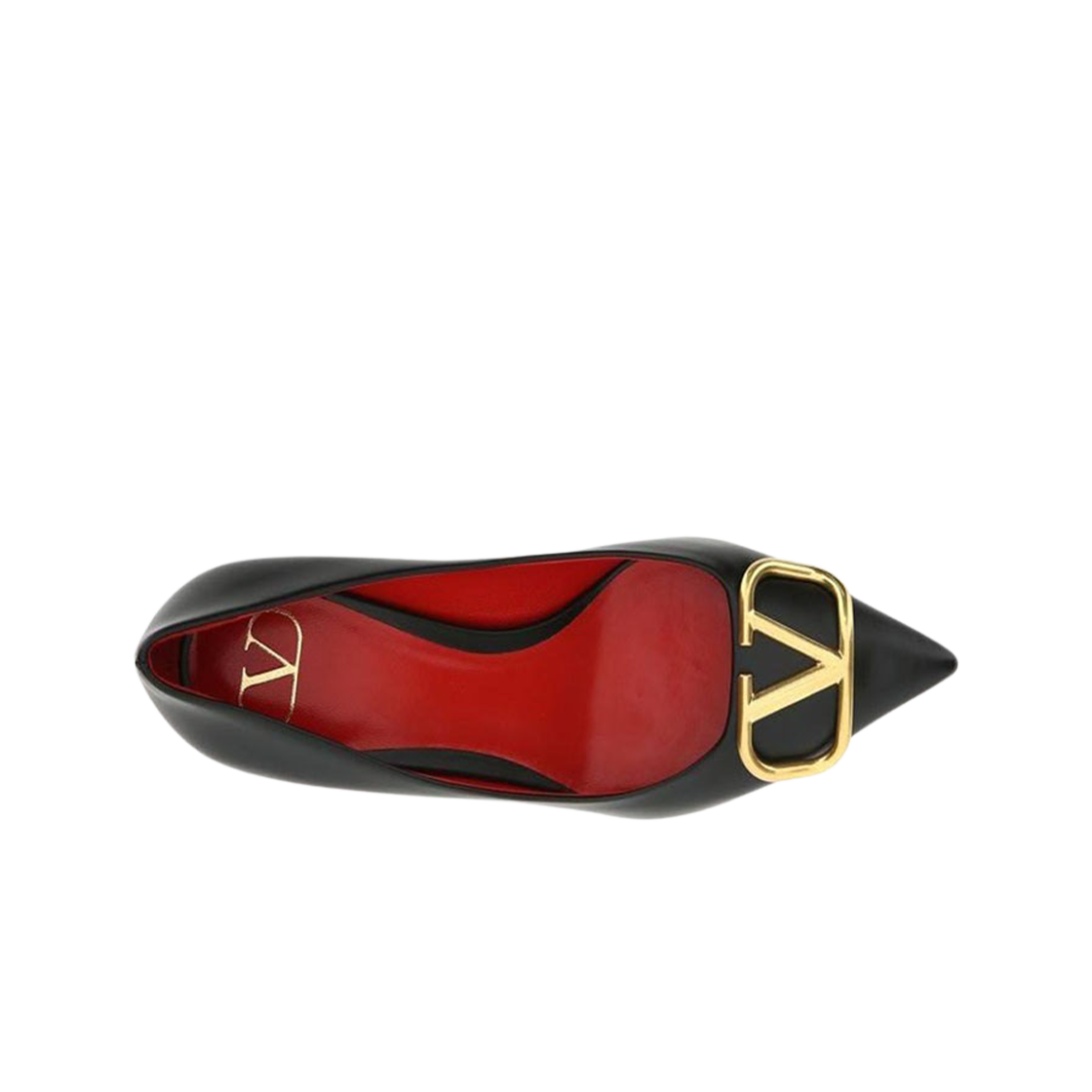 (W) 발렌티노 브이로고 시그니쳐 펌프스 블랙((W) Valentino Vlogo Signature Pumps Black) - 2