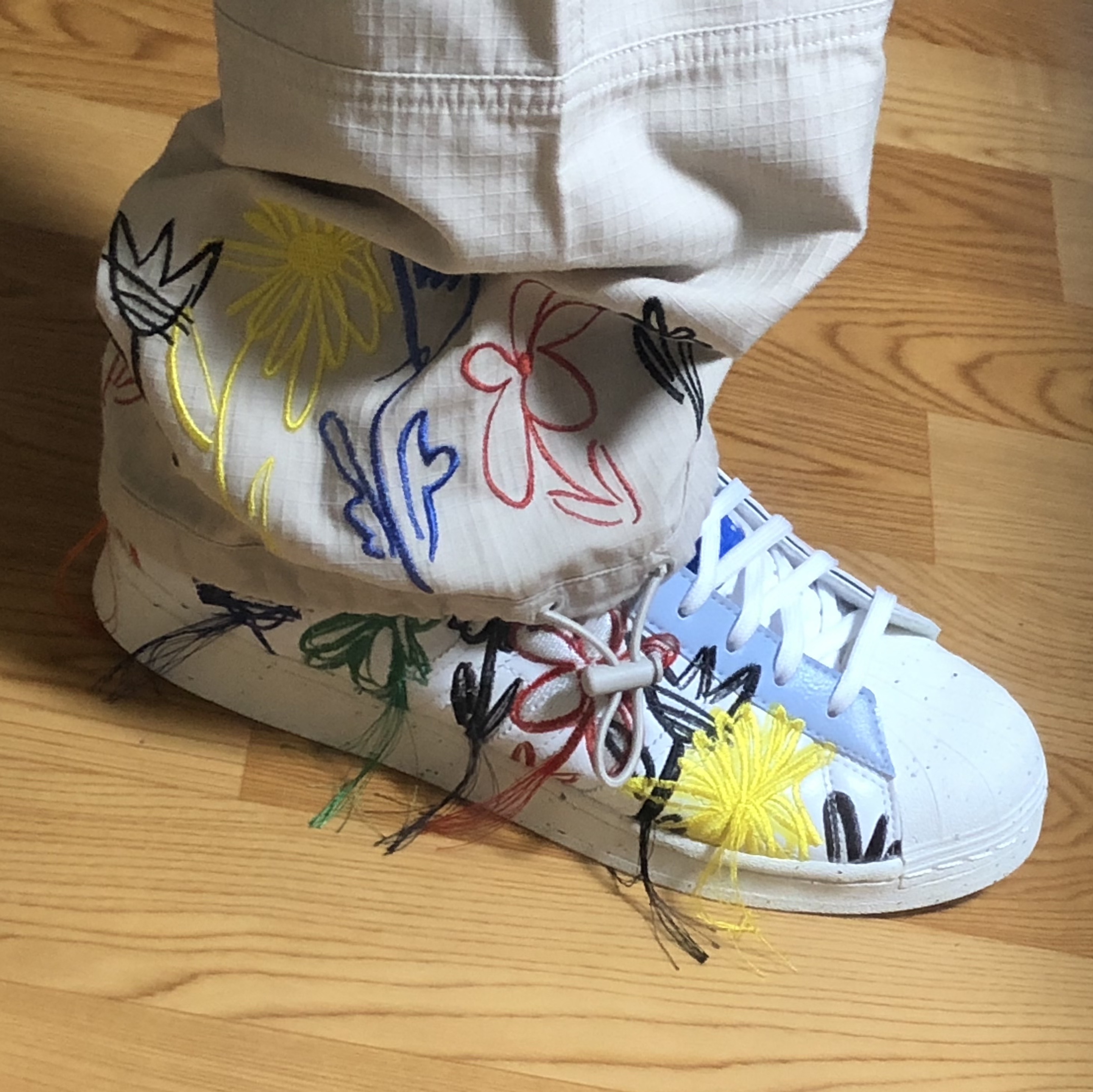 Adidas x Sean Wotherspoon Superstar Superearth 착용 스타일