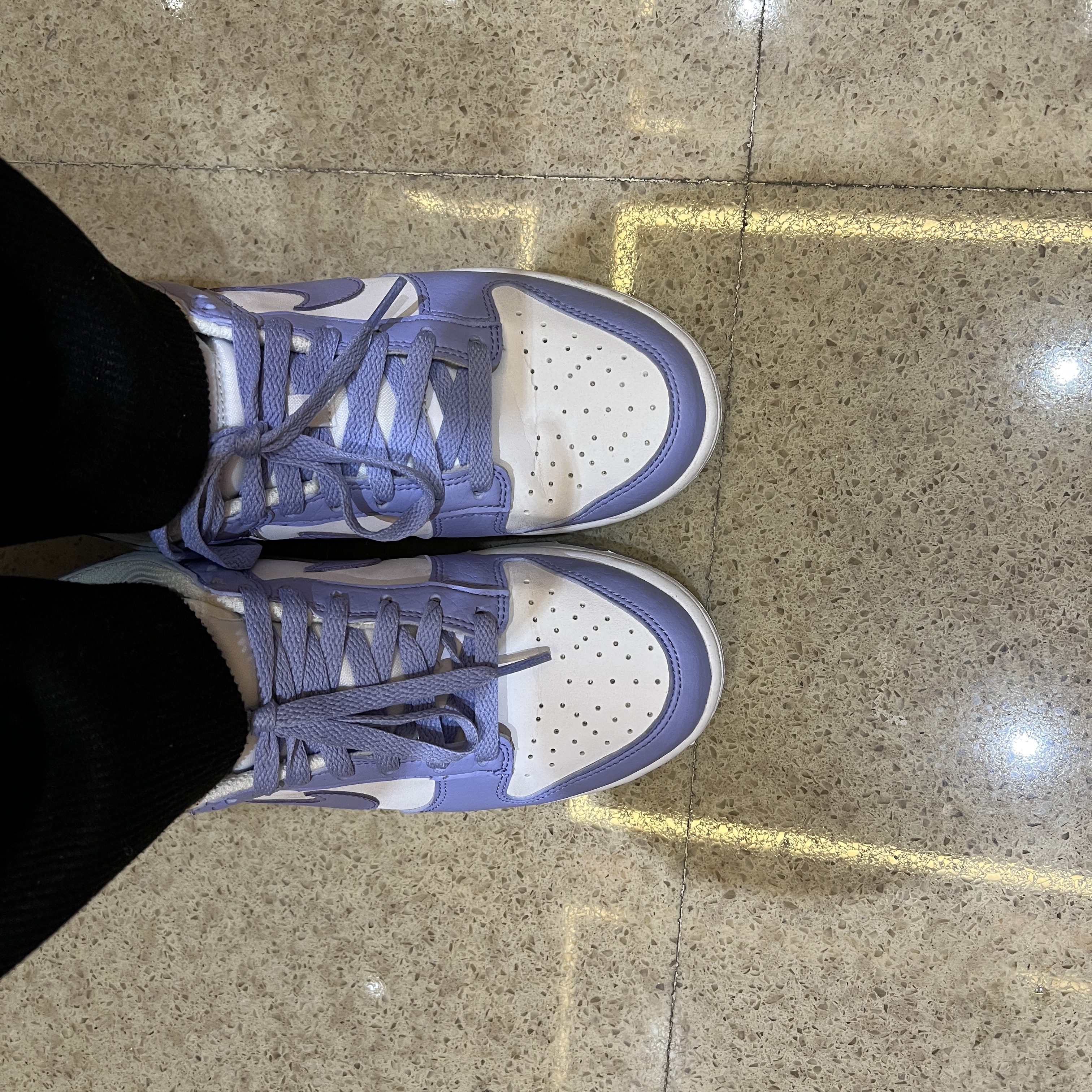 (W) Nike Dunk Low Next Nature Lilac 착용 스타일