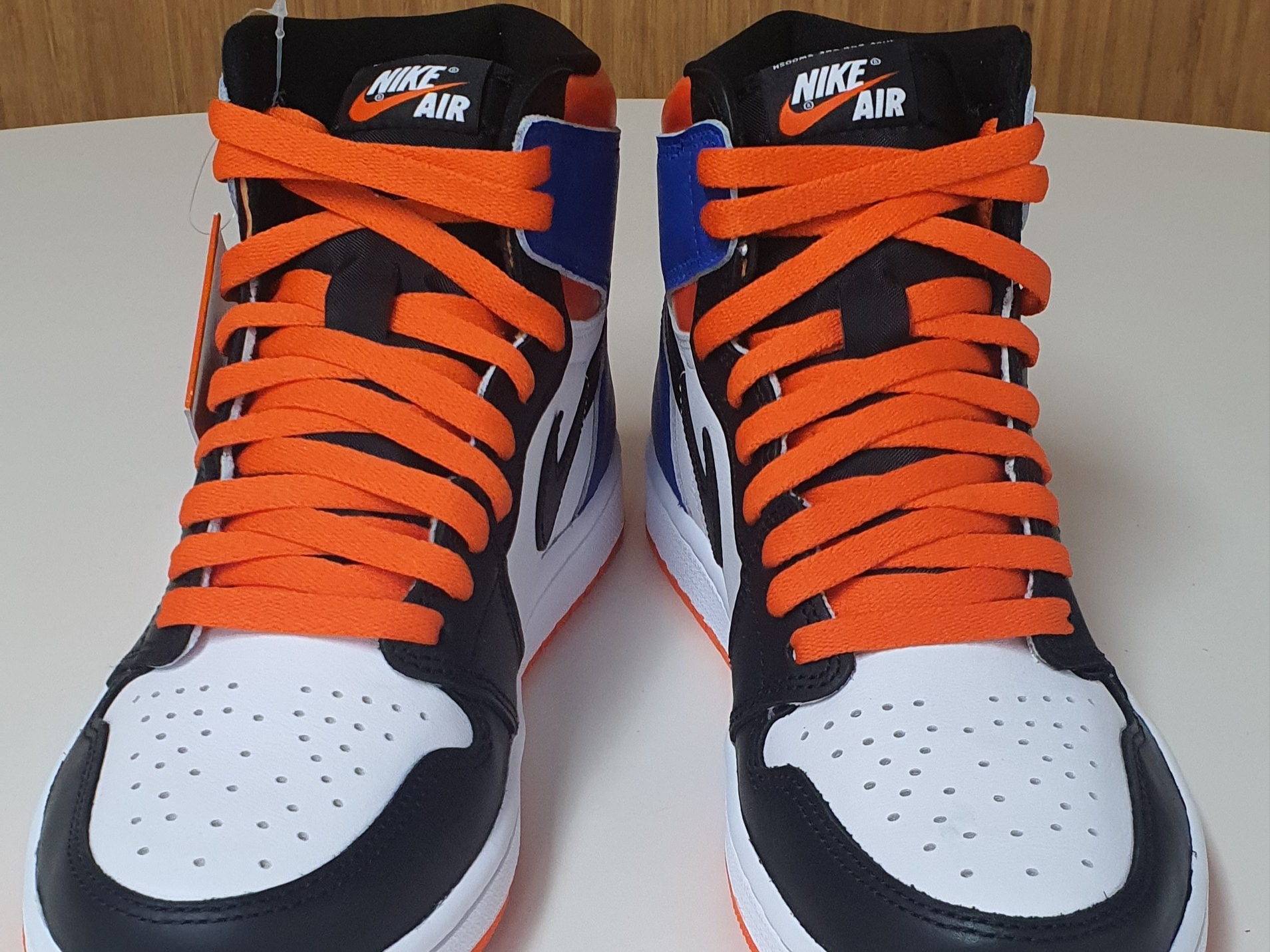 Jordan 1 Retro High OG Electro Orange, Jordan 1 Retro High OG Knicks 착용 스타일 - 4