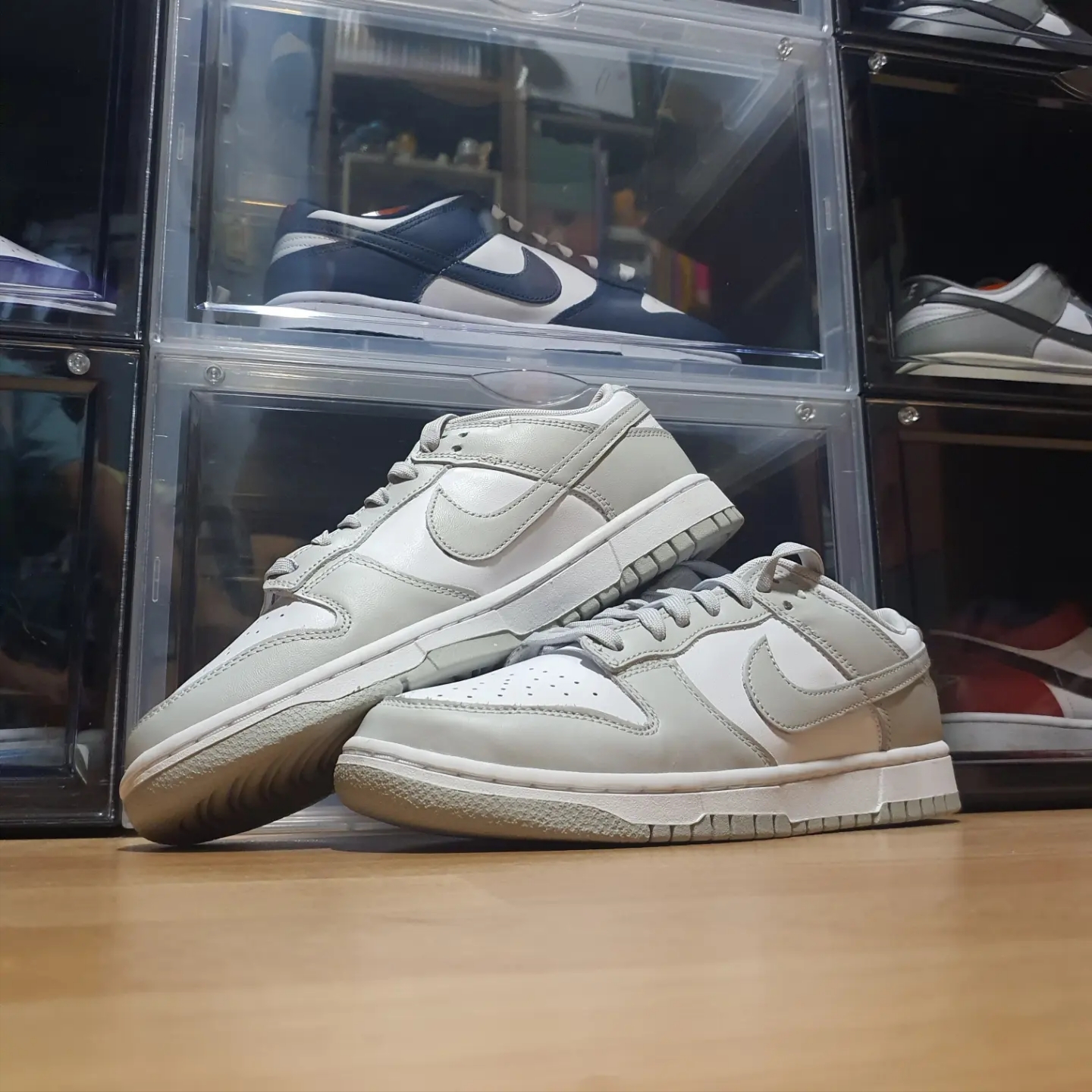 Nike Dunk Low Retro Grey Fog 착용 스타일 - 3