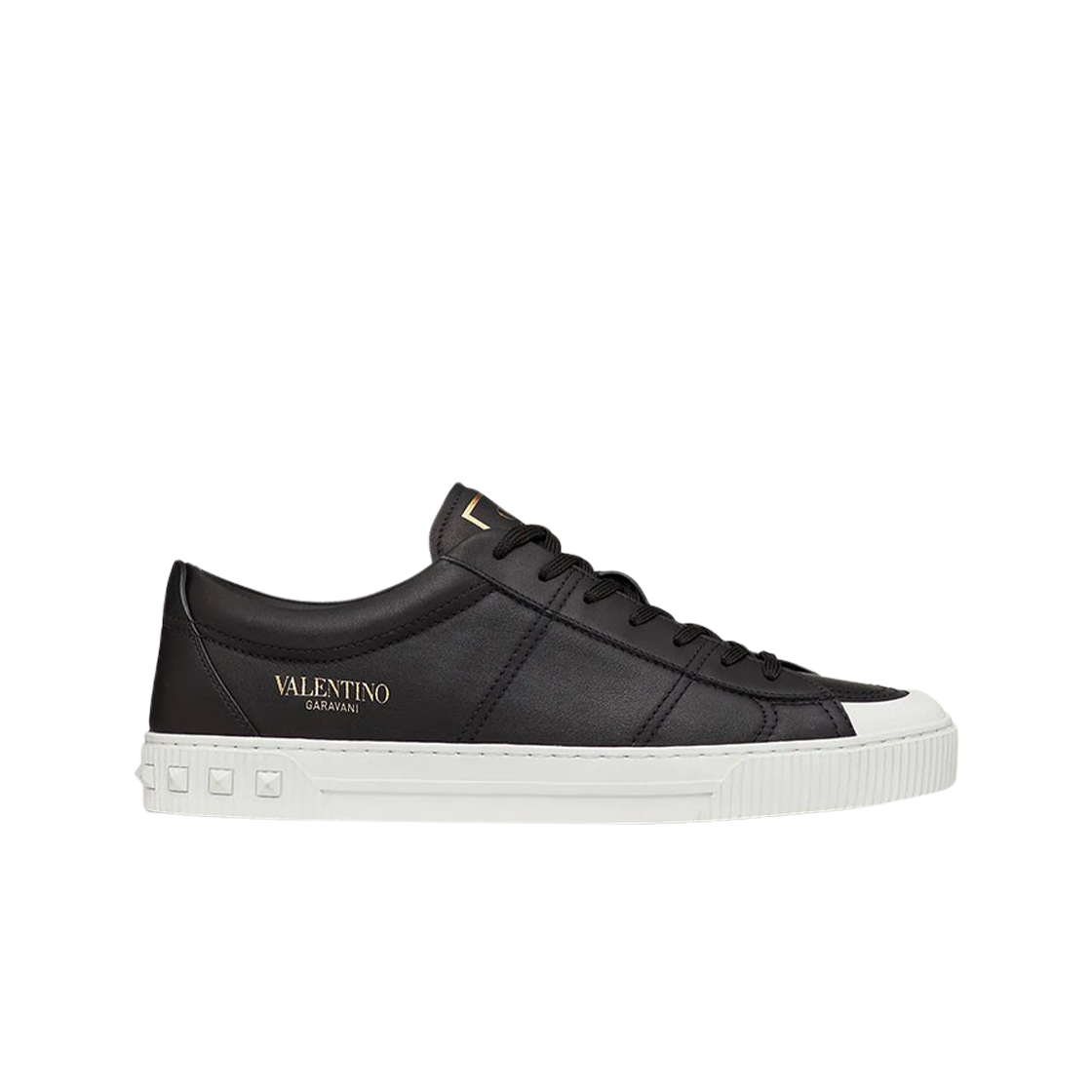 발렌티노 시티플래닛 카프스킨 스니커즈 블랙(Valentino Cityplanet Calfskin Sneakers Black) - 1