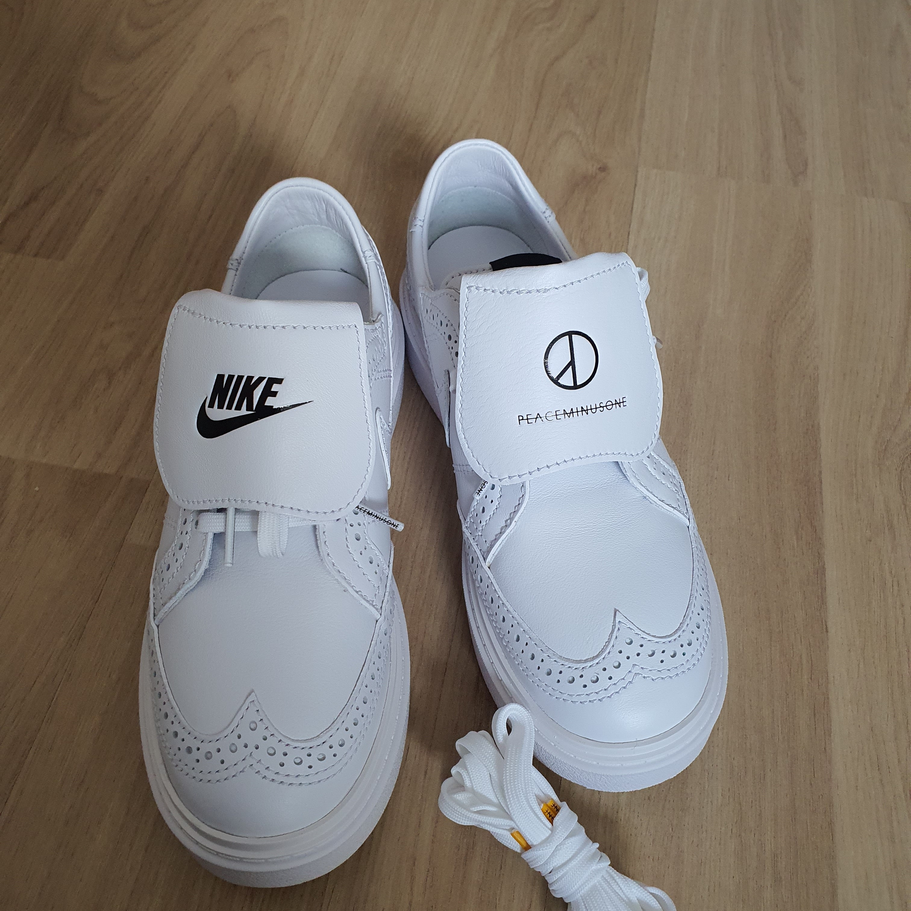 Nike x Peaceminusone Kwondo1 White 착용 스타일