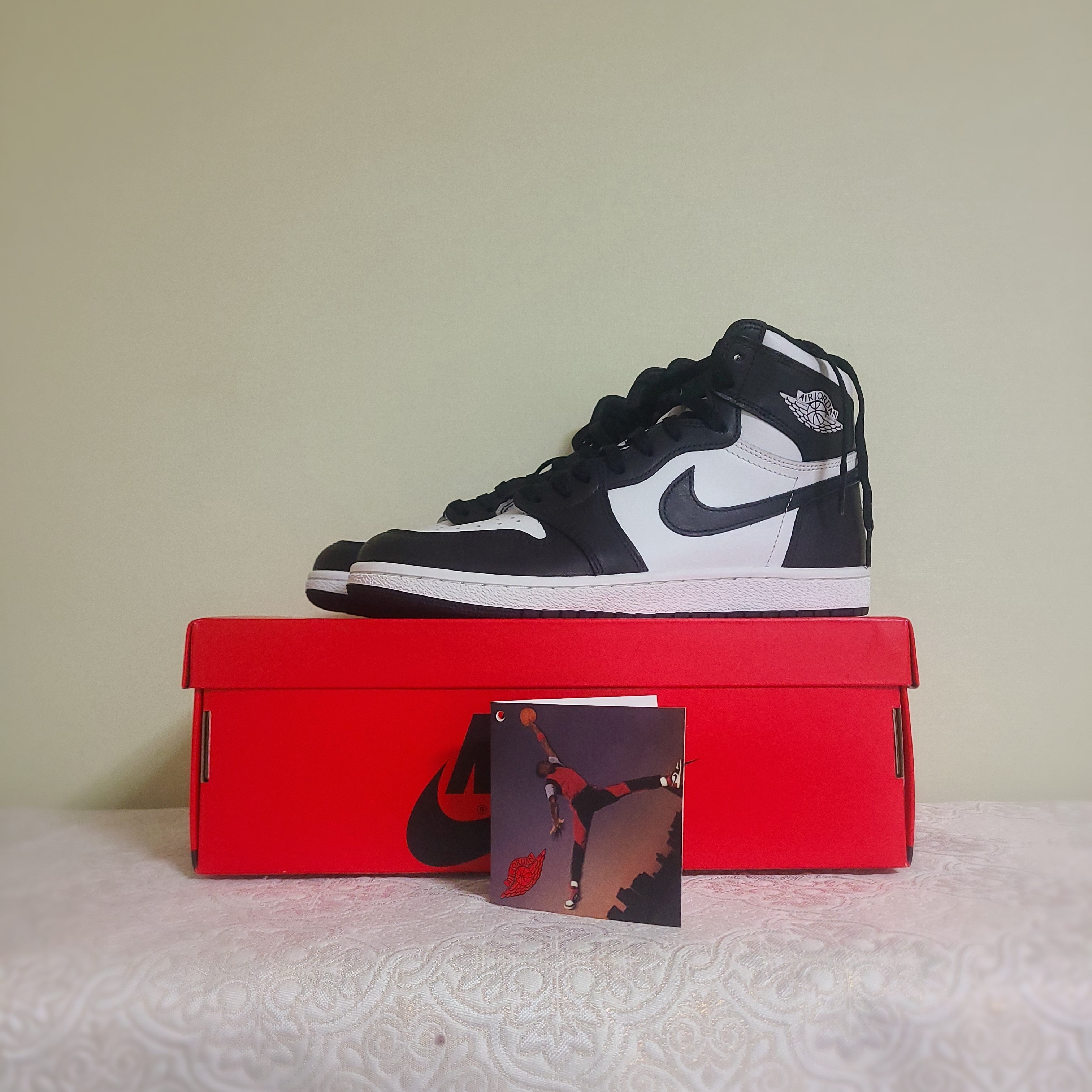 Jordan 1 High 85 Black White 착용 스타일