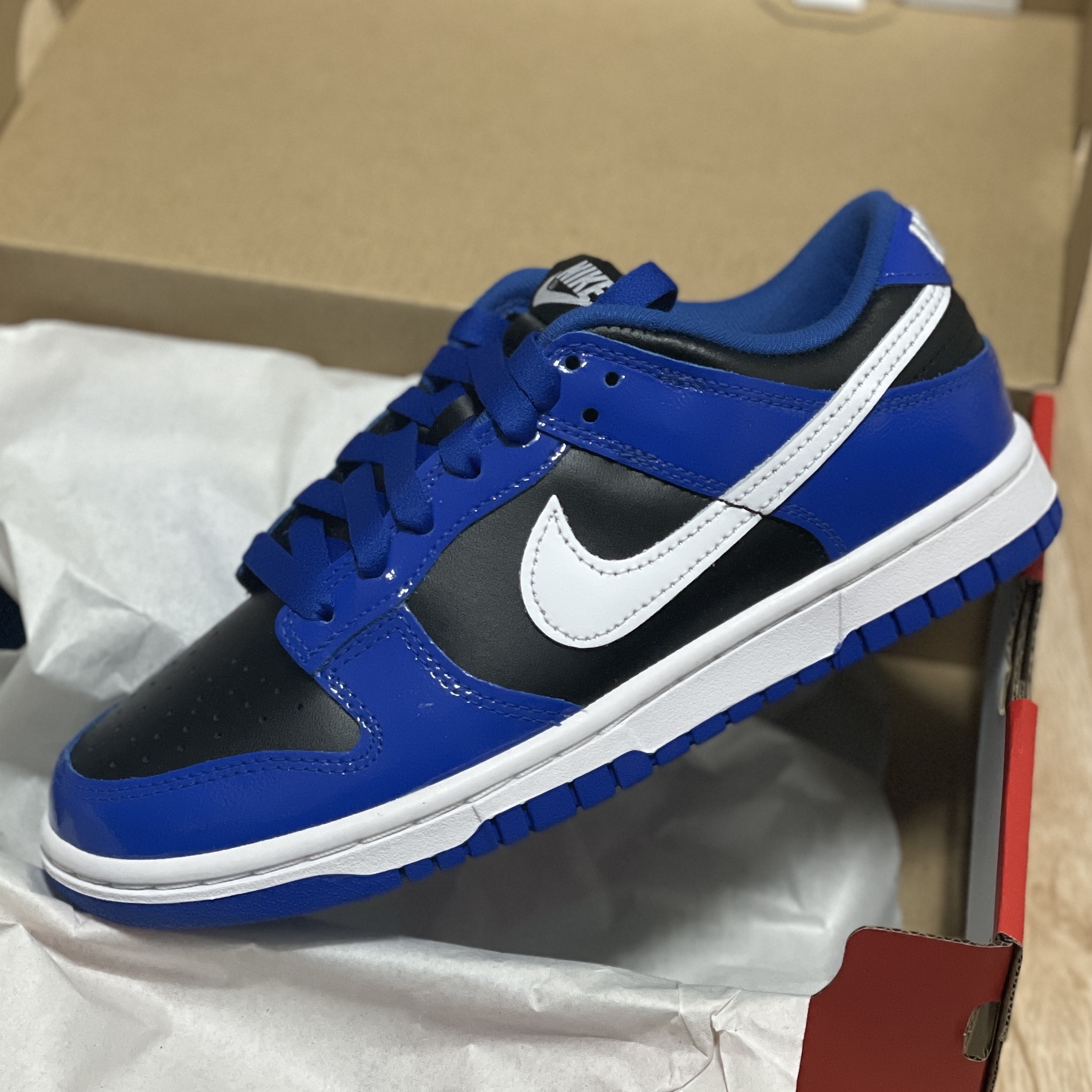 (W) Nike Dunk Low Essential Game Royal 착용 스타일