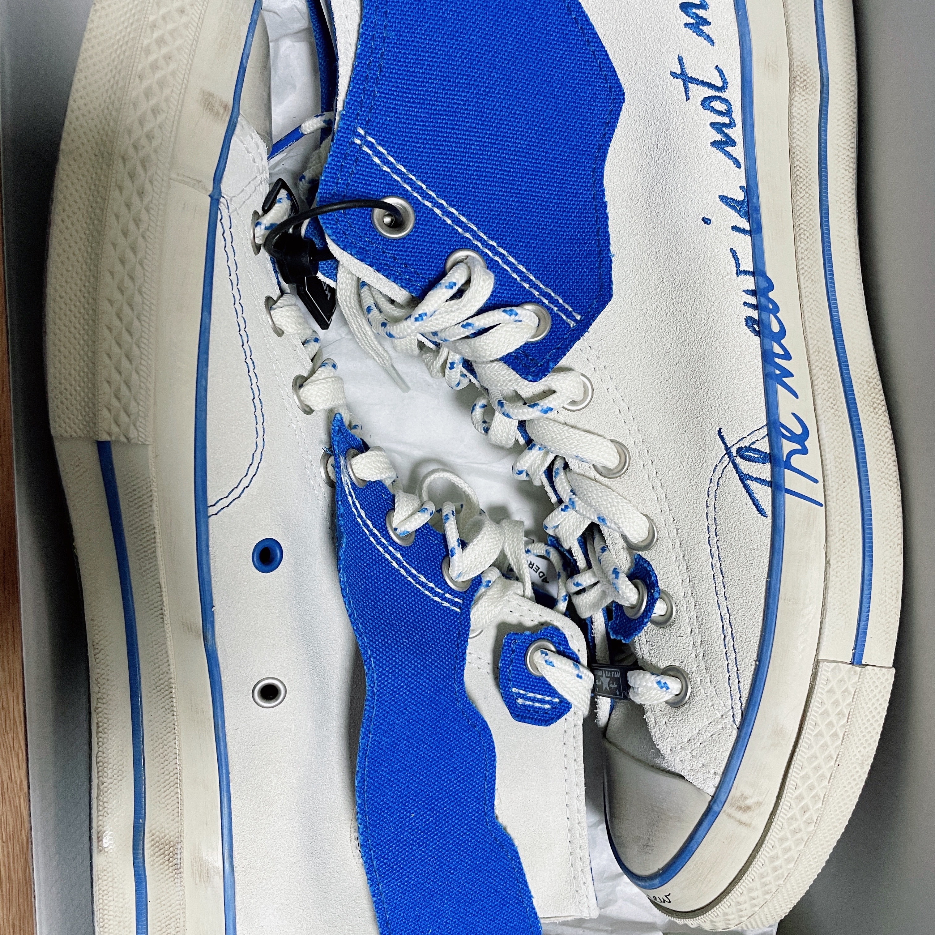 Converse x Ader Error Chuck 70 High White 착용 스타일
