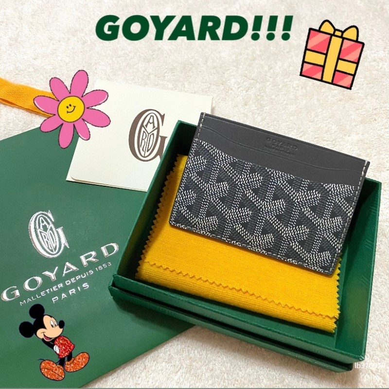 Goyard Saint Sulpice Card Holder Grey 착용 스타일 - 1