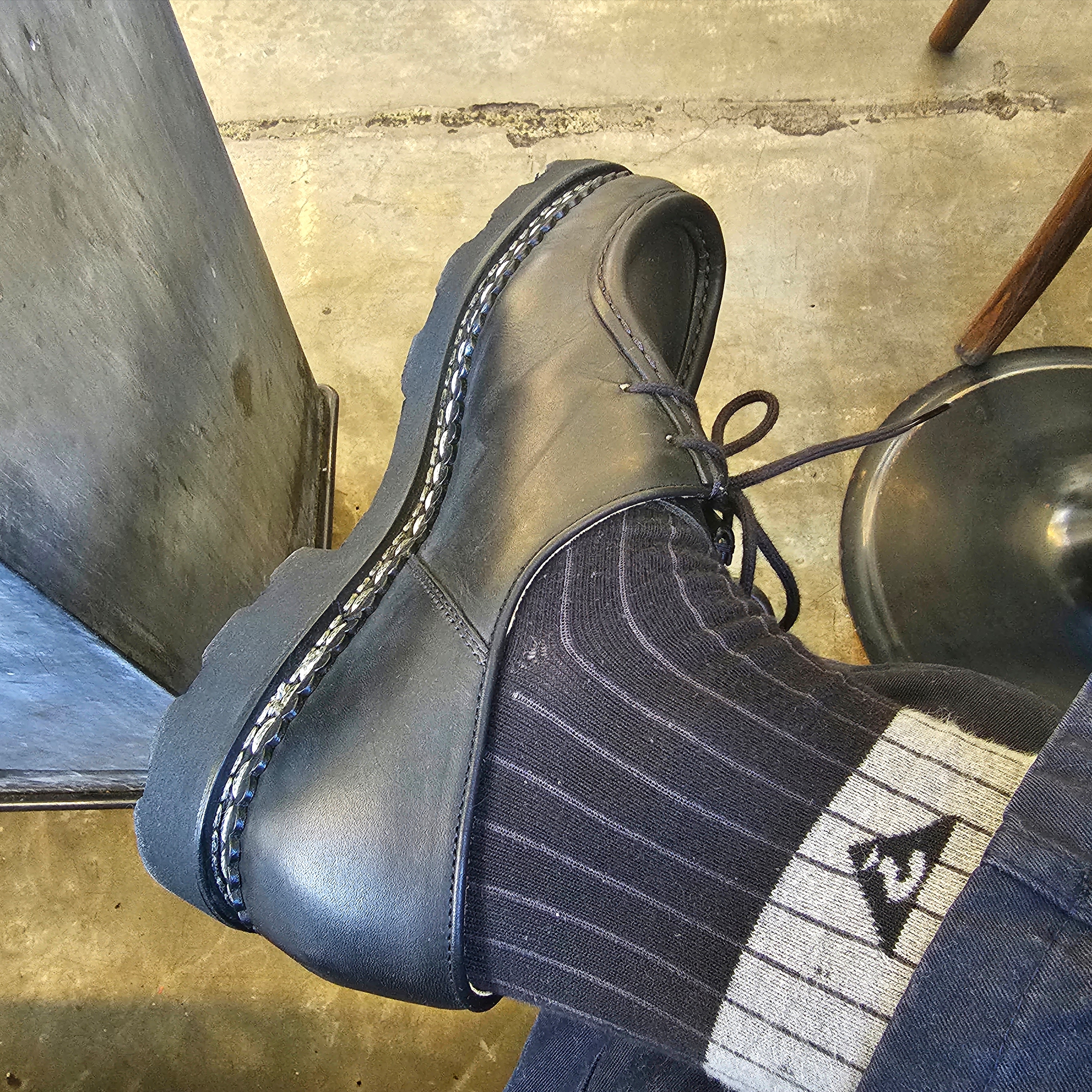 Paraboot Michael Lisse Black 착용 스타일 - 2