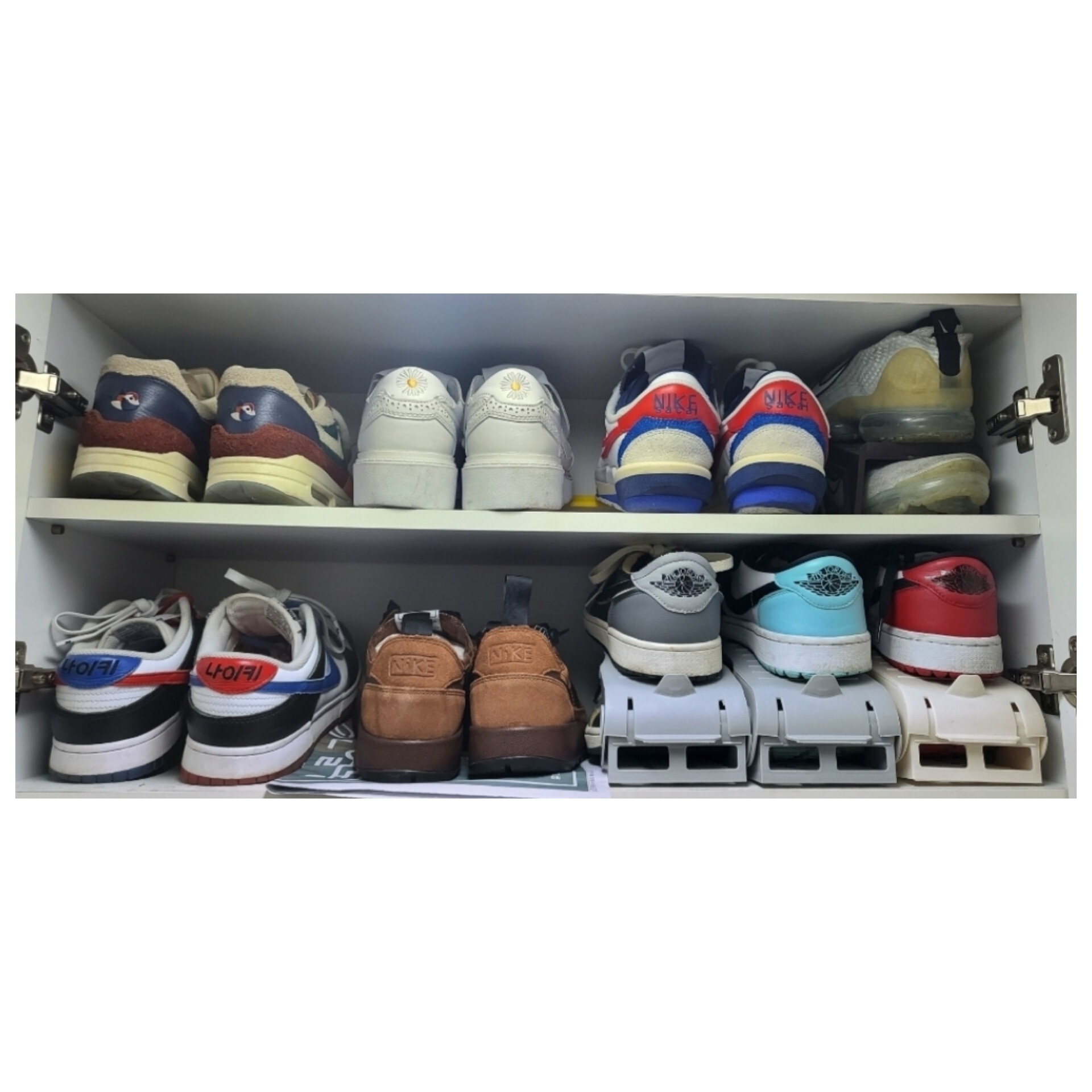 Nike x Tom Sachs General Purpose Shoe Brown, Nike x Peaceminusone Kwondo1 White 착용 스타일