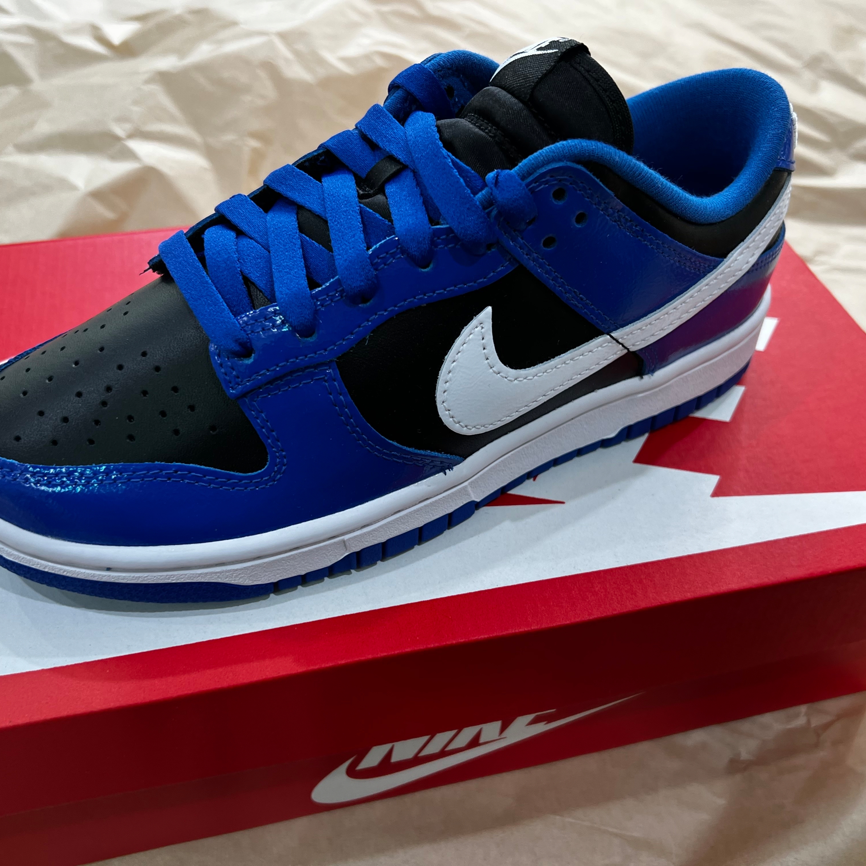 (W) Nike Dunk Low Essential Game Royal 착용 스타일
