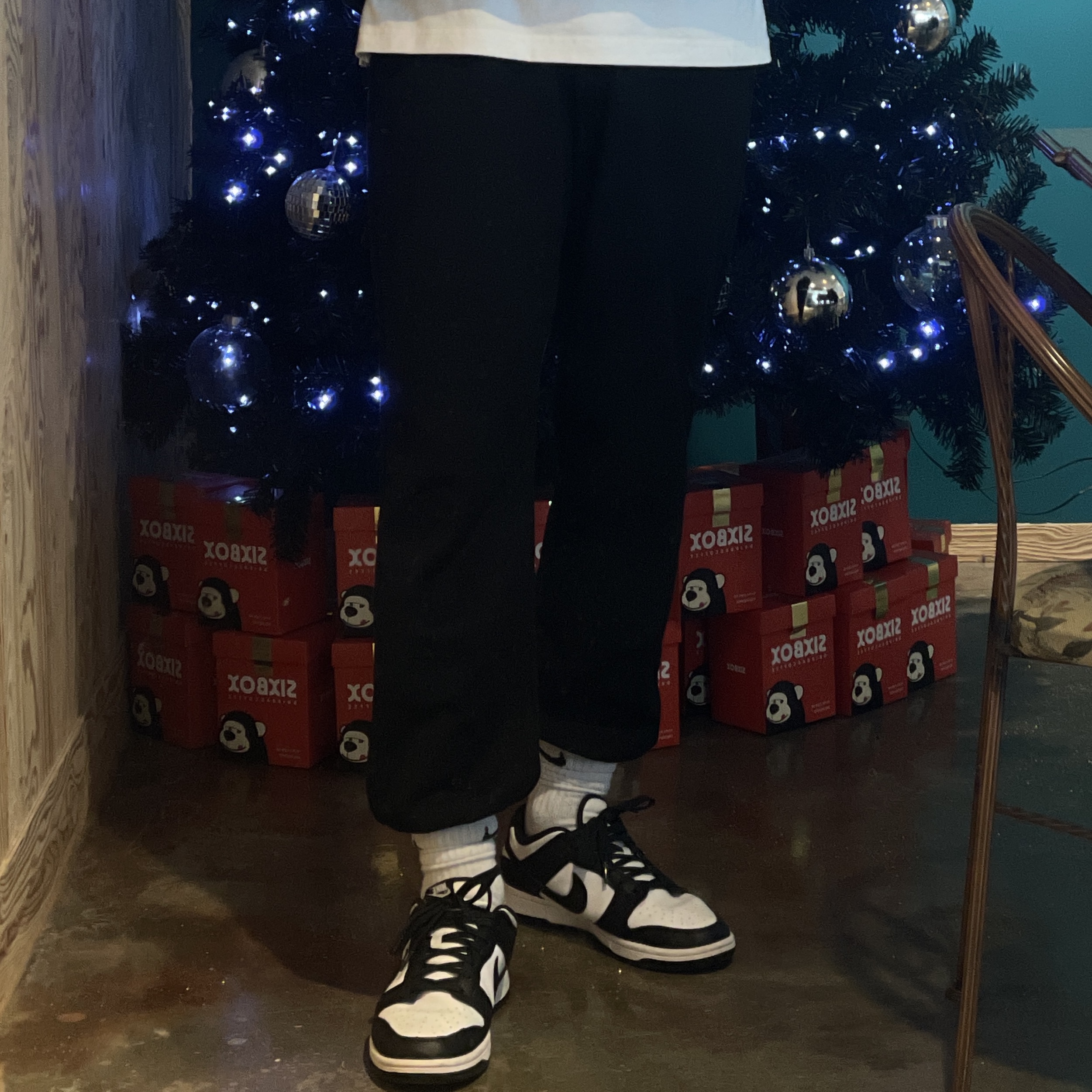 Nike Dunk Low Retro Black 착용 스타일