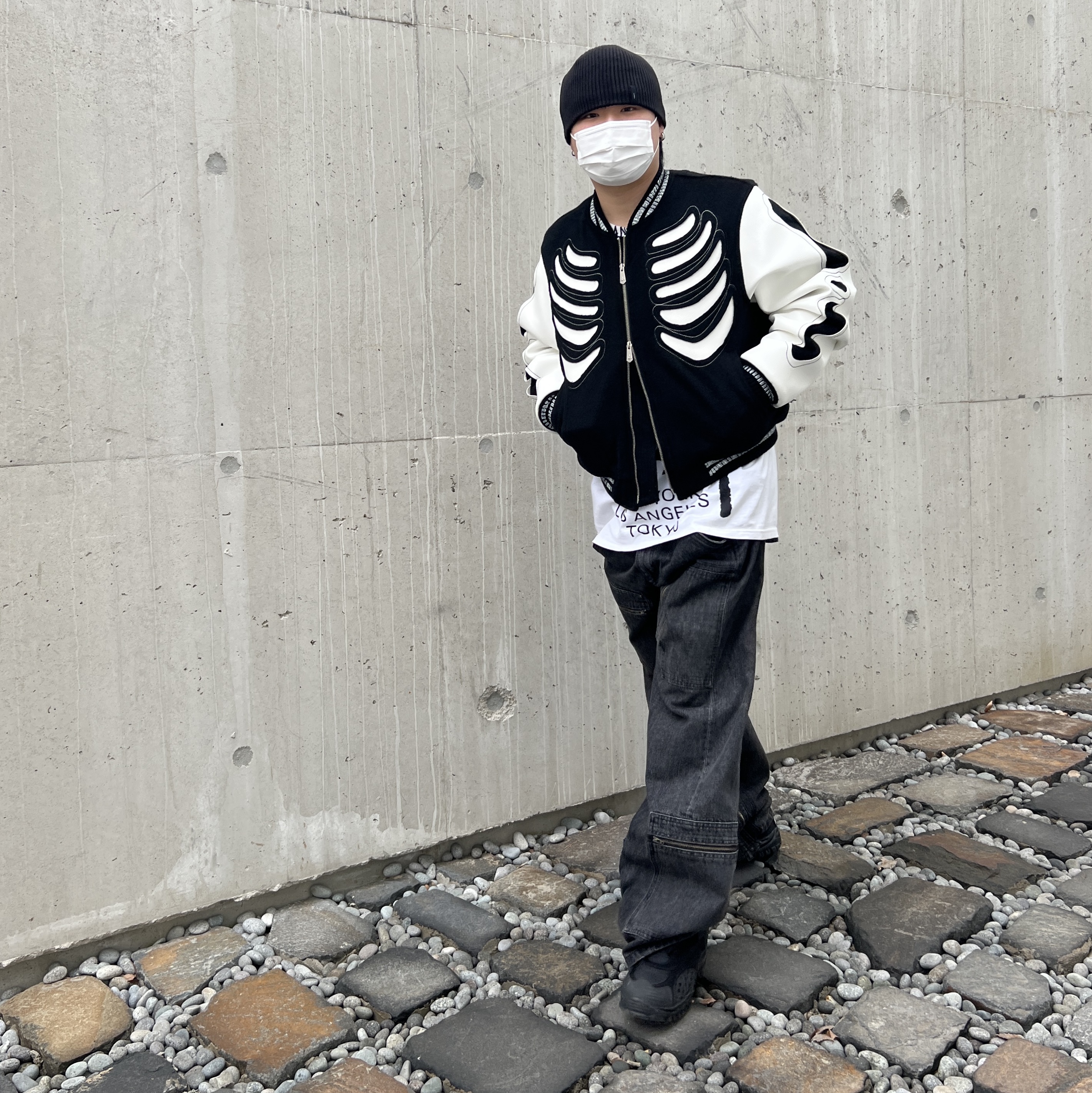Kiko Kostadinov Harkman Shoes Oil Black, Stussy x Takahiromiyashita The Soloist 40 WT T-Shirt 착용 스타일 - 2