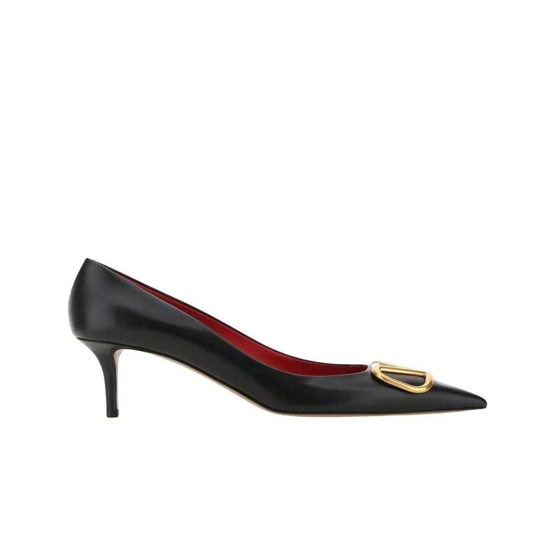 (W) 발렌티노 브이로고 시그니쳐 펌프스 블랙((W) Valentino Vlogo Signature Pumps Black) - 1