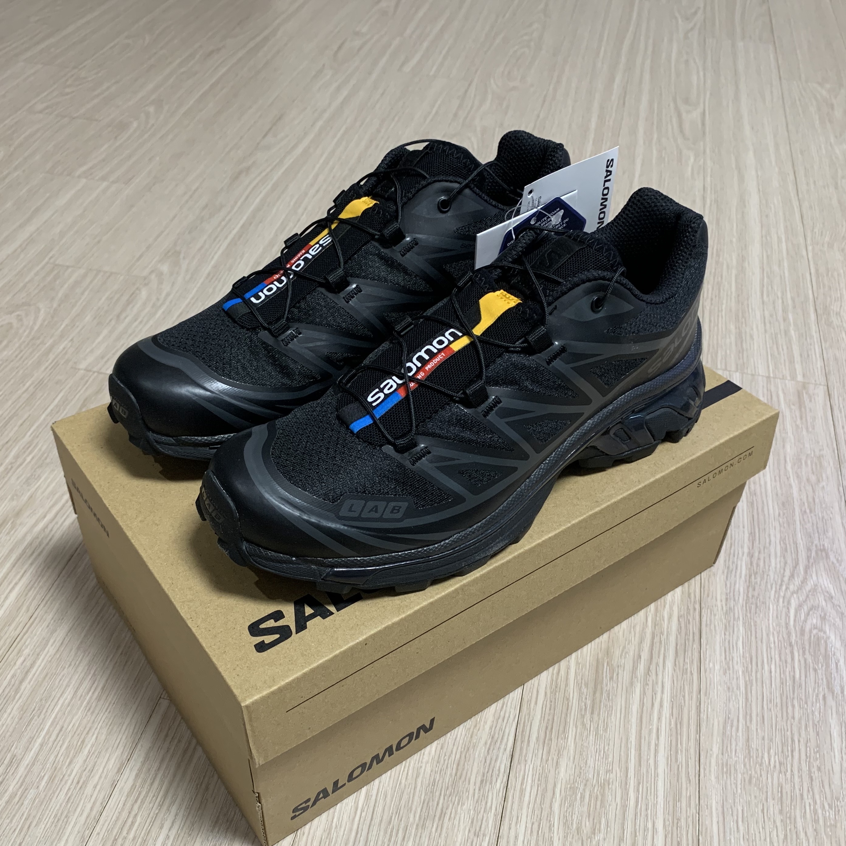 Salomon XT-6 ADV Black 착용 스타일 - 1
