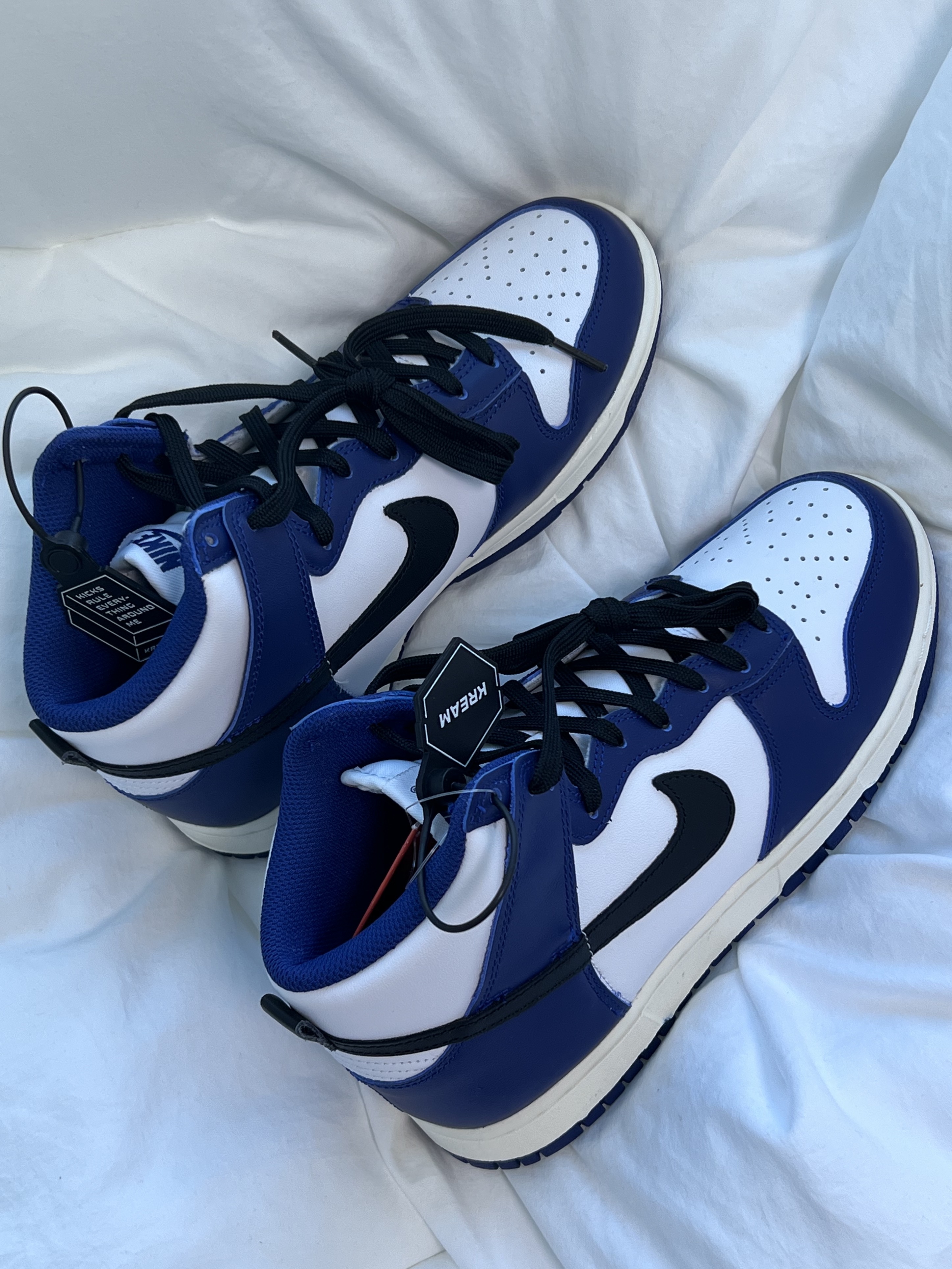 (W) Nike Dunk High Deep Royal Blue μ°©μ© μ€νμΌ