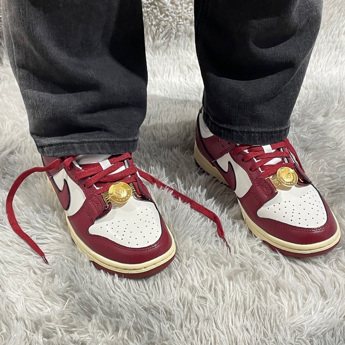 (W) Nike Dunk Low SE Pendant 착용 스타일 - 1