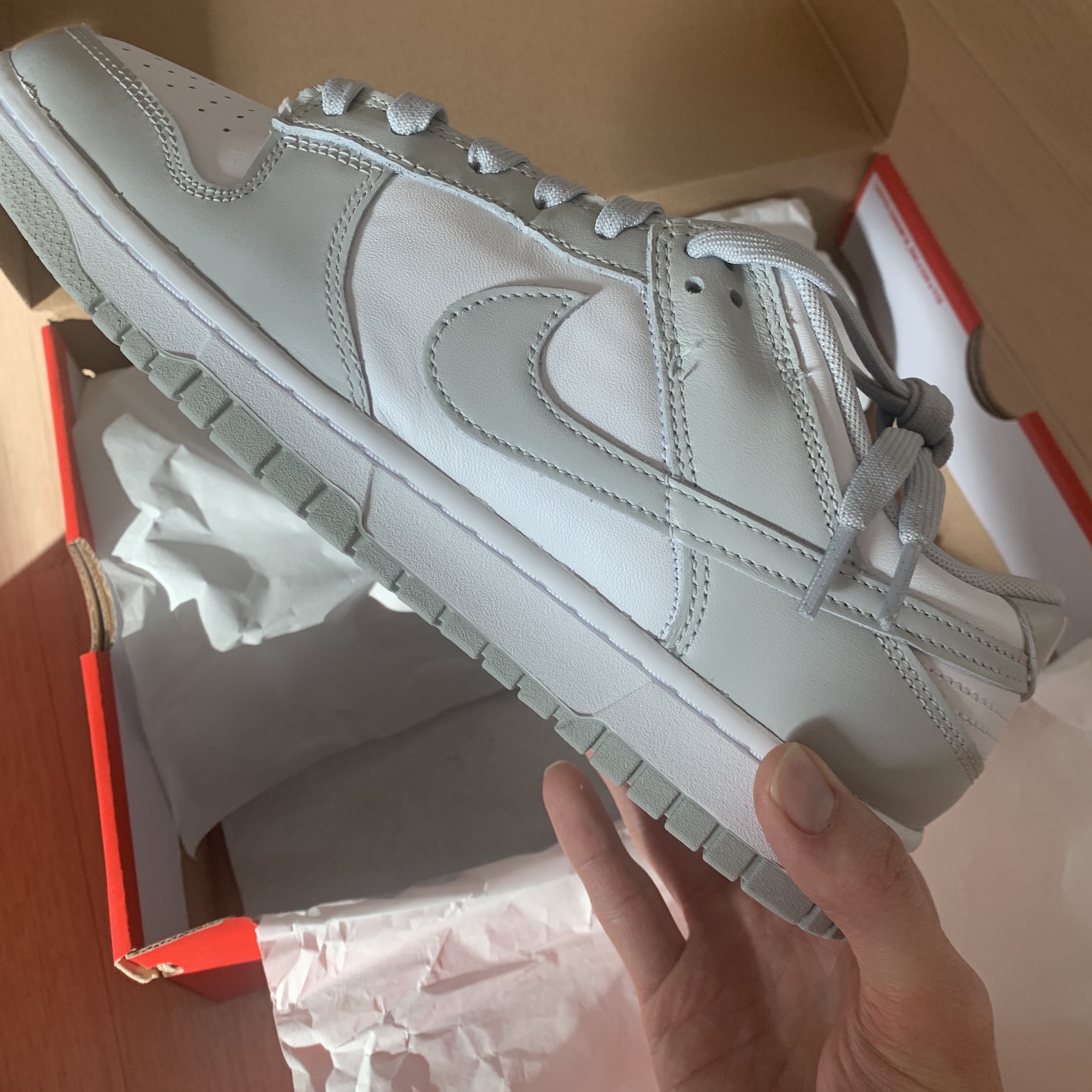 Nike Dunk Low Retro Grey Fog 착용 스타일