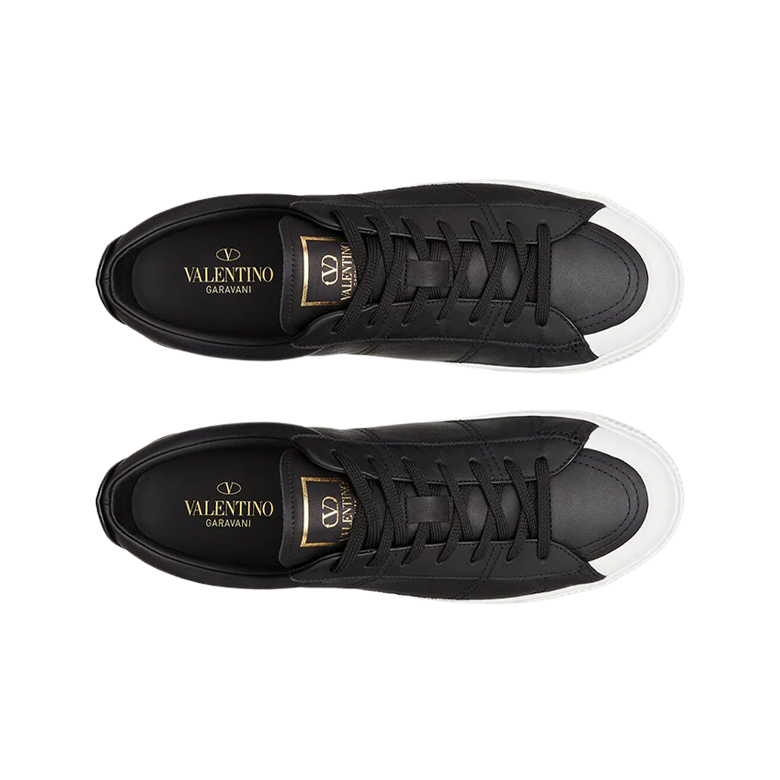 발렌티노 시티플래닛 카프스킨 스니커즈 블랙(Valentino Cityplanet Calfskin Sneakers Black) - 2