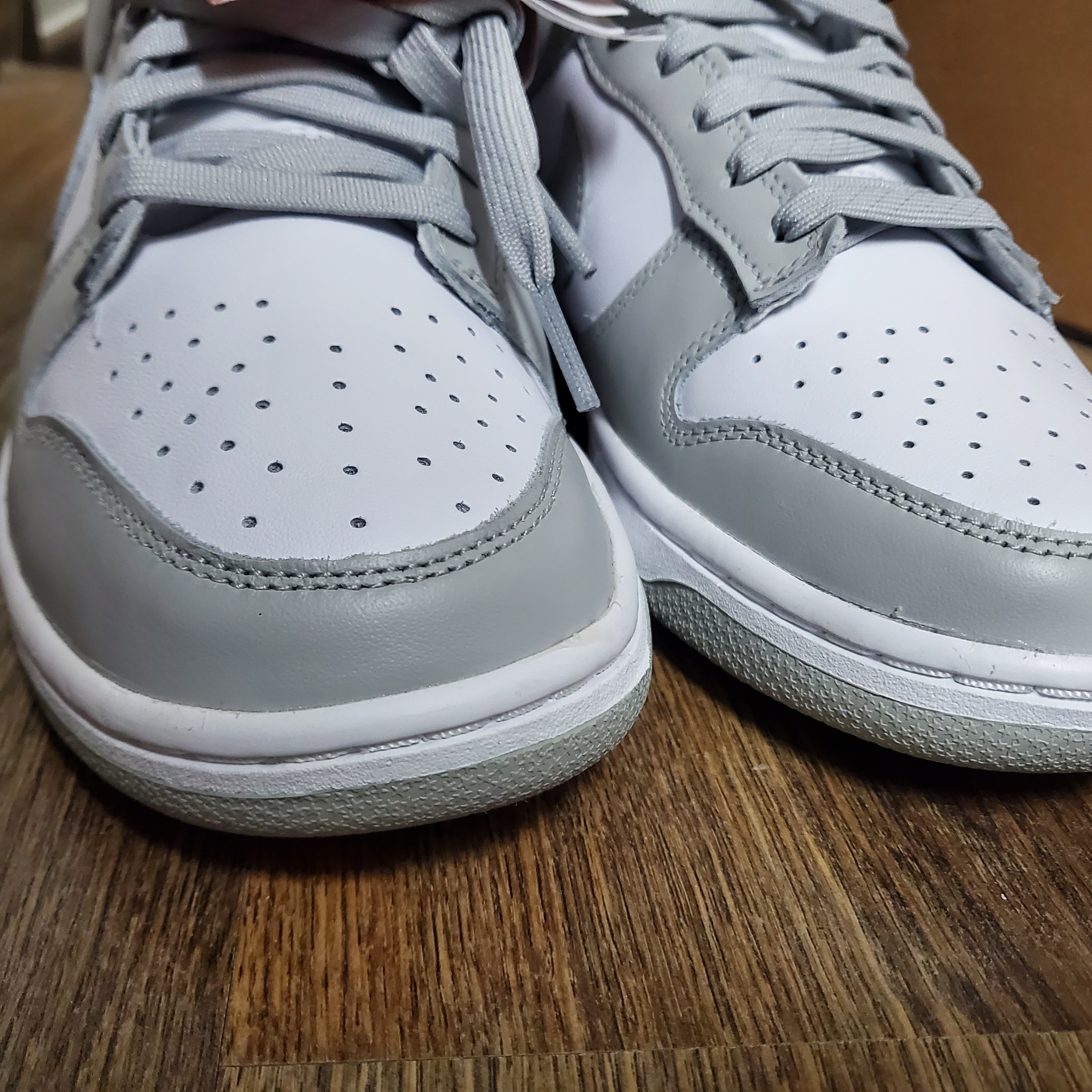 Nike Dunk Low Retro Grey Fog 착용 스타일 - 1