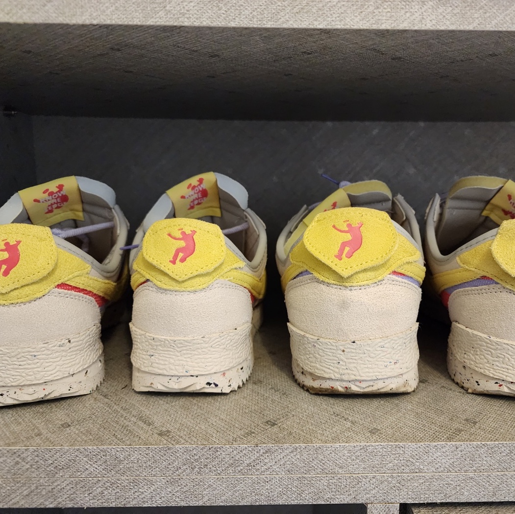 Nike x Union Cortez SP Lemon Frost 착용 스타일 - 2