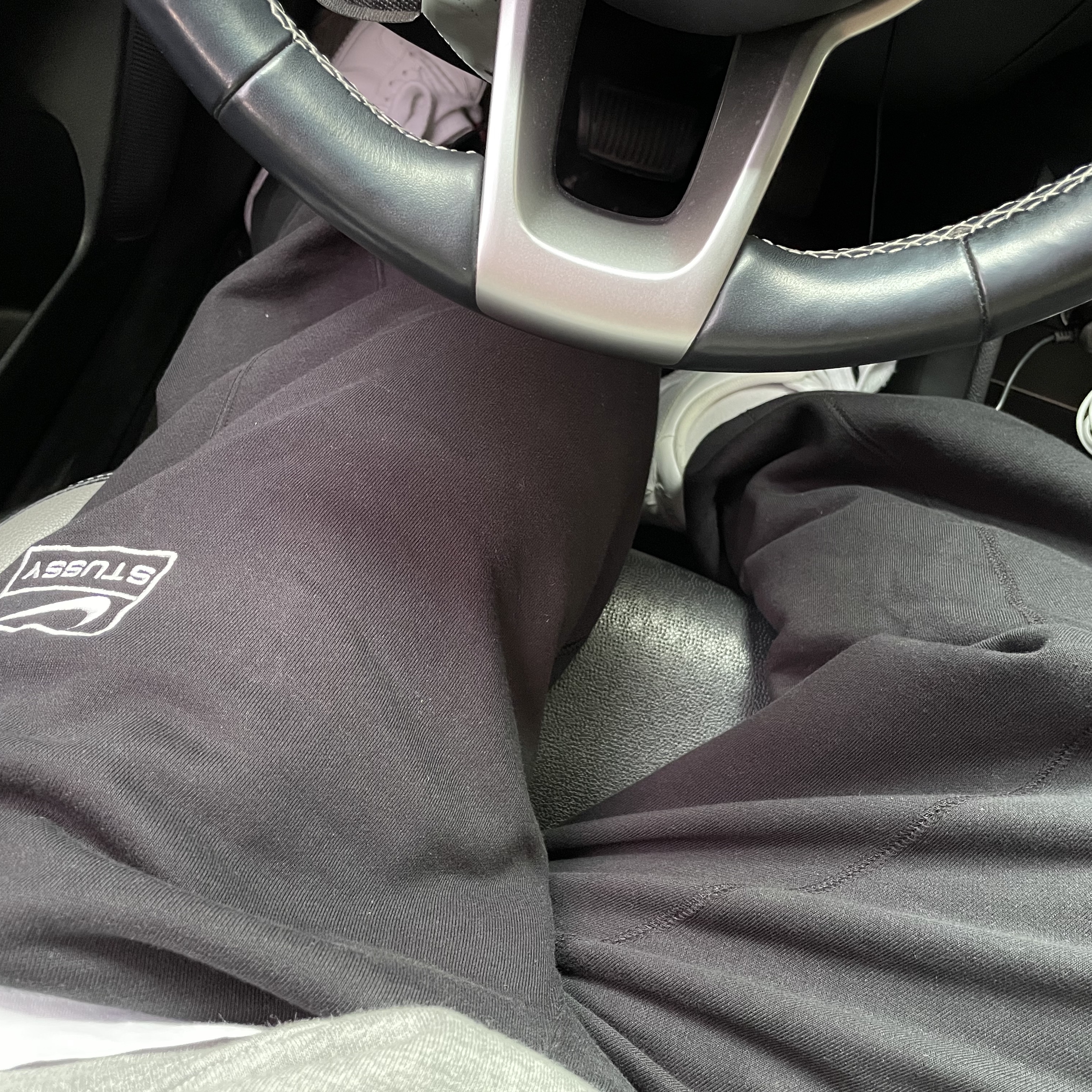 Nike x Stussy NRG Washed Fleece Pants Black (DO5296-010) 착용 스타일