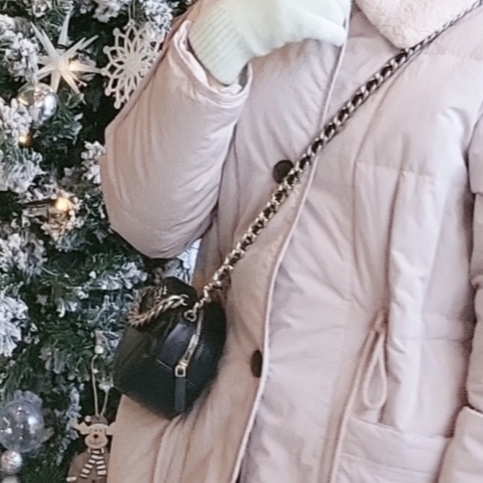 Chanel 19 Clutch with Chain Lambskin & Silver Black 착용 스타일