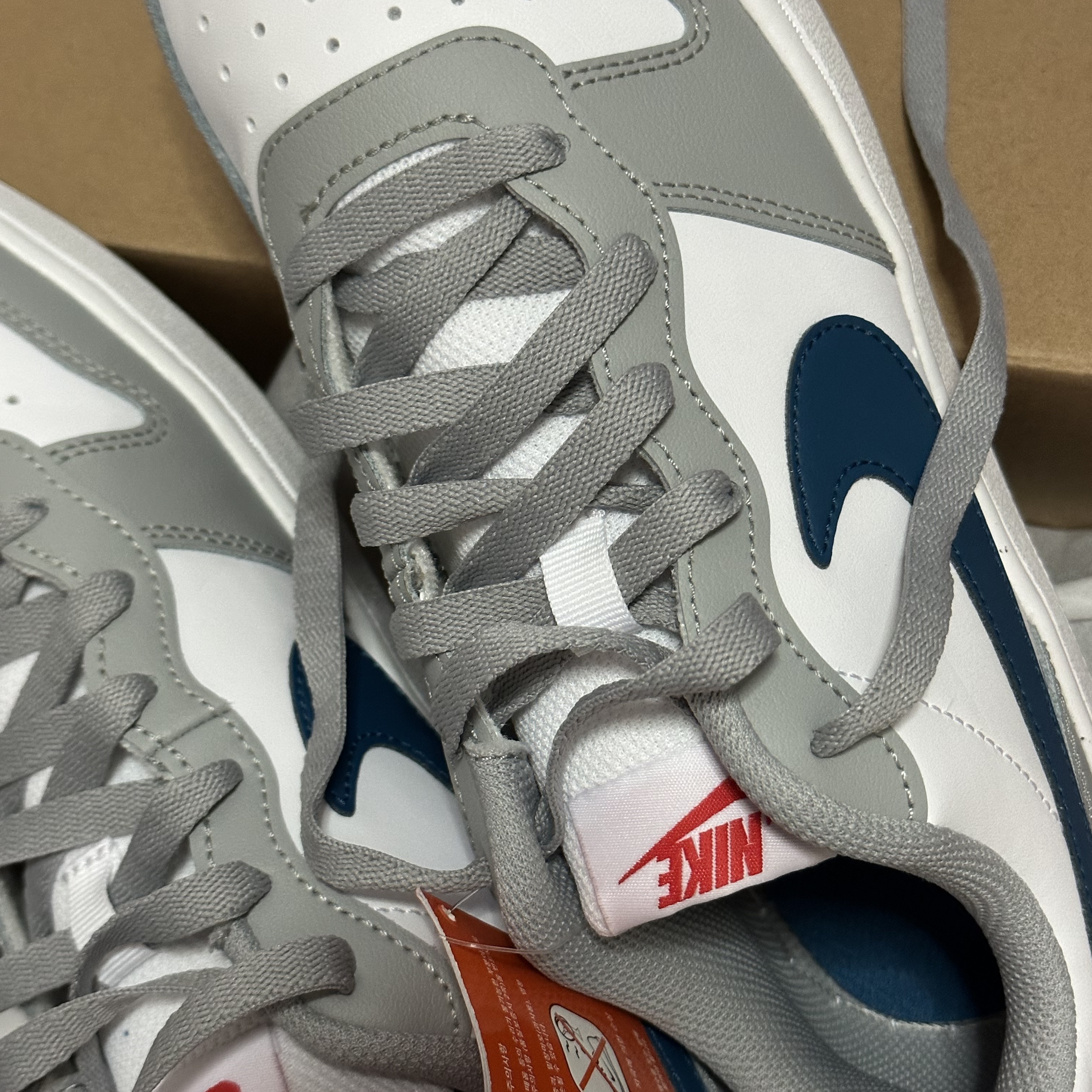 (GS) Nike Court Borough Low 2 Light Smoke Grey 착용 스타일