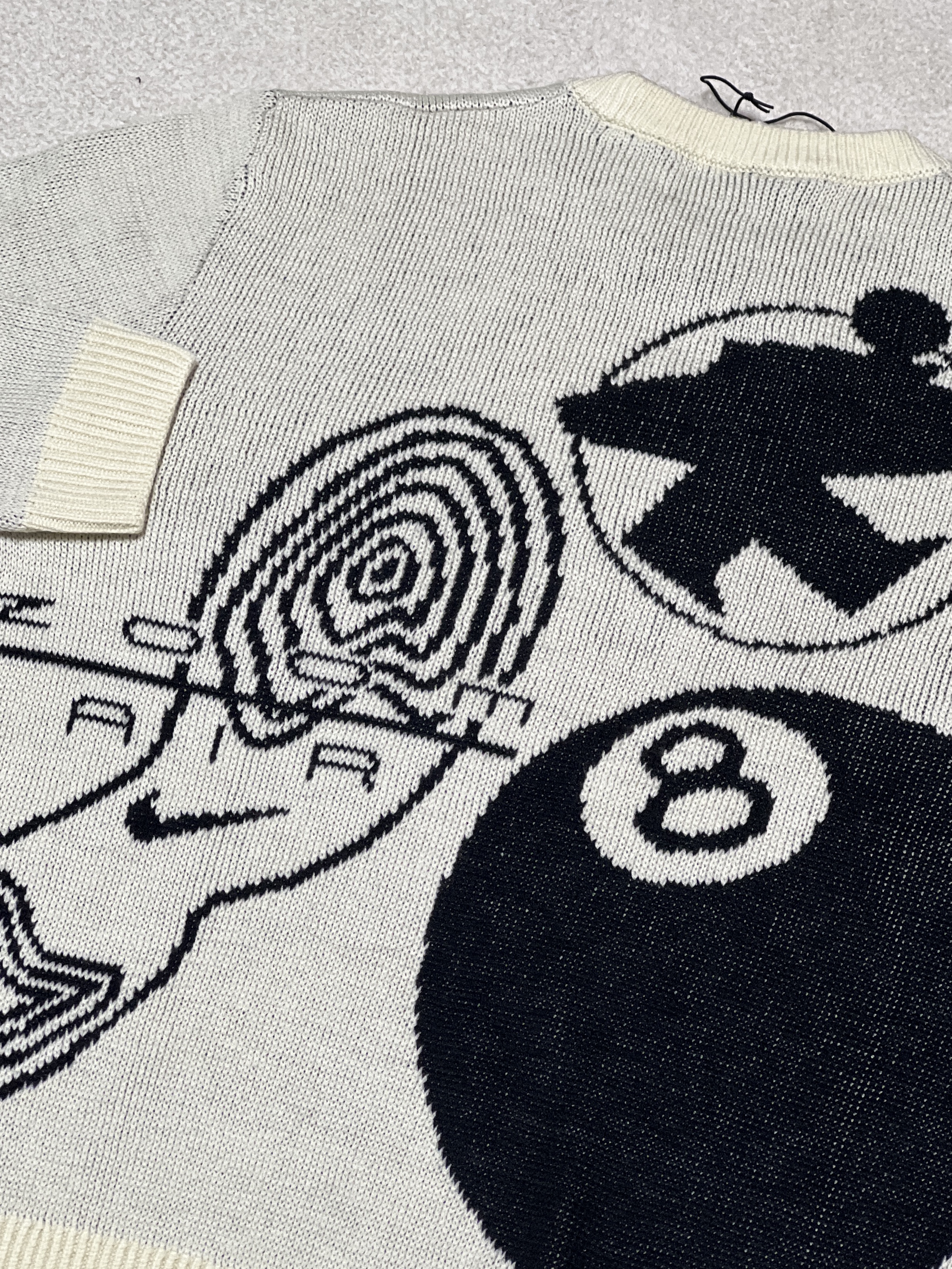 Nike x Stussy NRG LS Knit Sweater Fossil (DR2893-238) 착용 스타일 - 3
