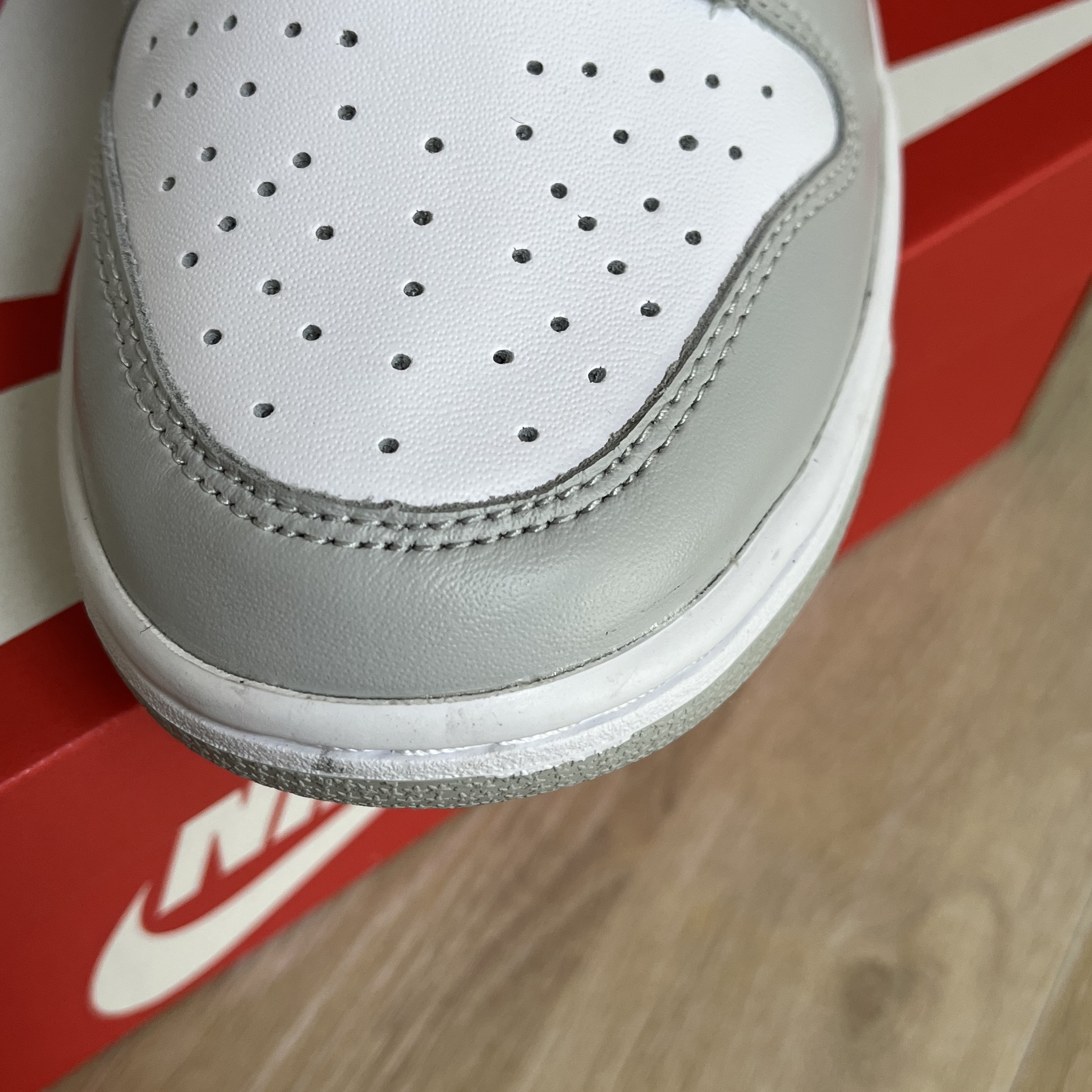 Nike Dunk Low Retro Grey Fog 착용 스타일 - 3