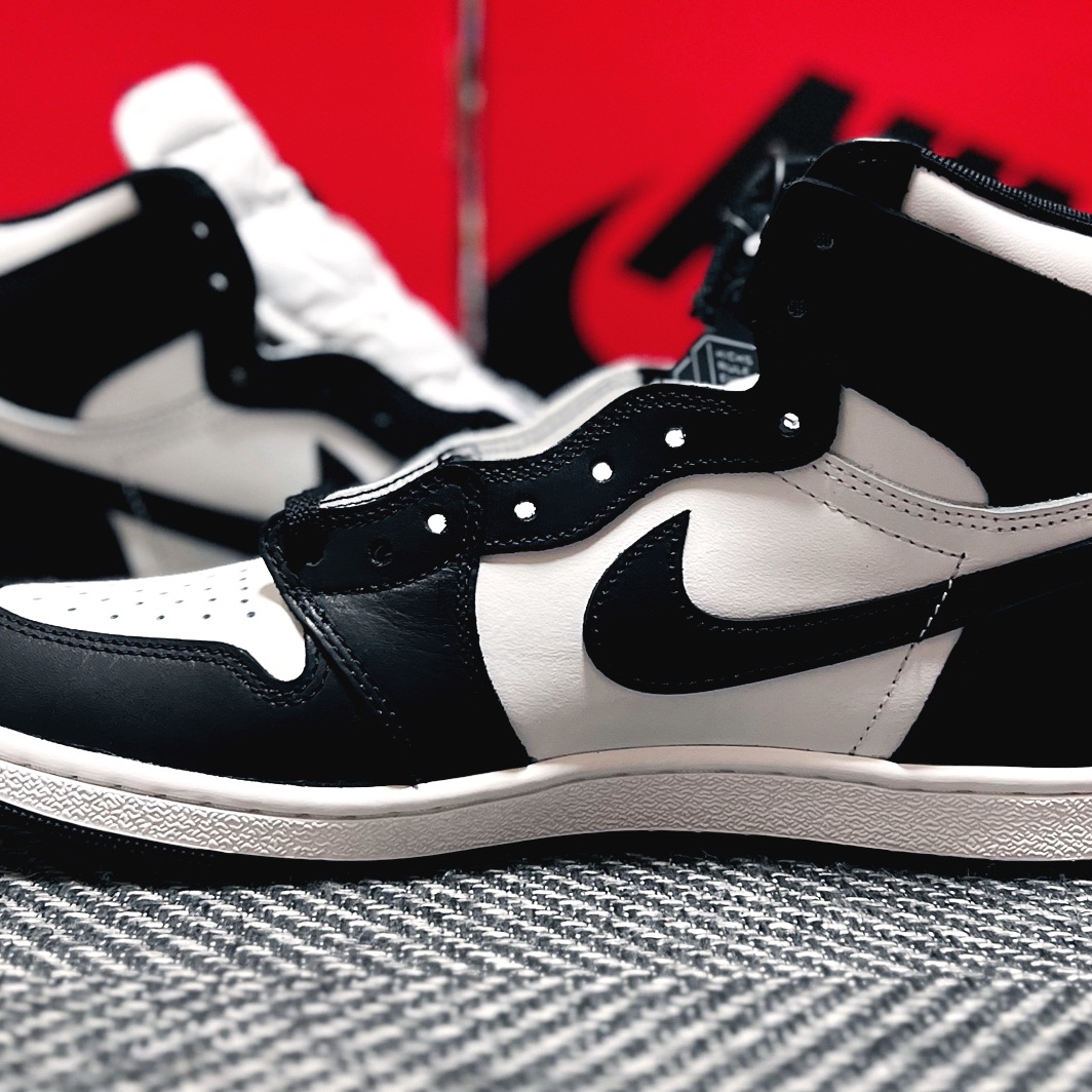 Jordan 1 High 85 Black White 착용 스타일 - 5