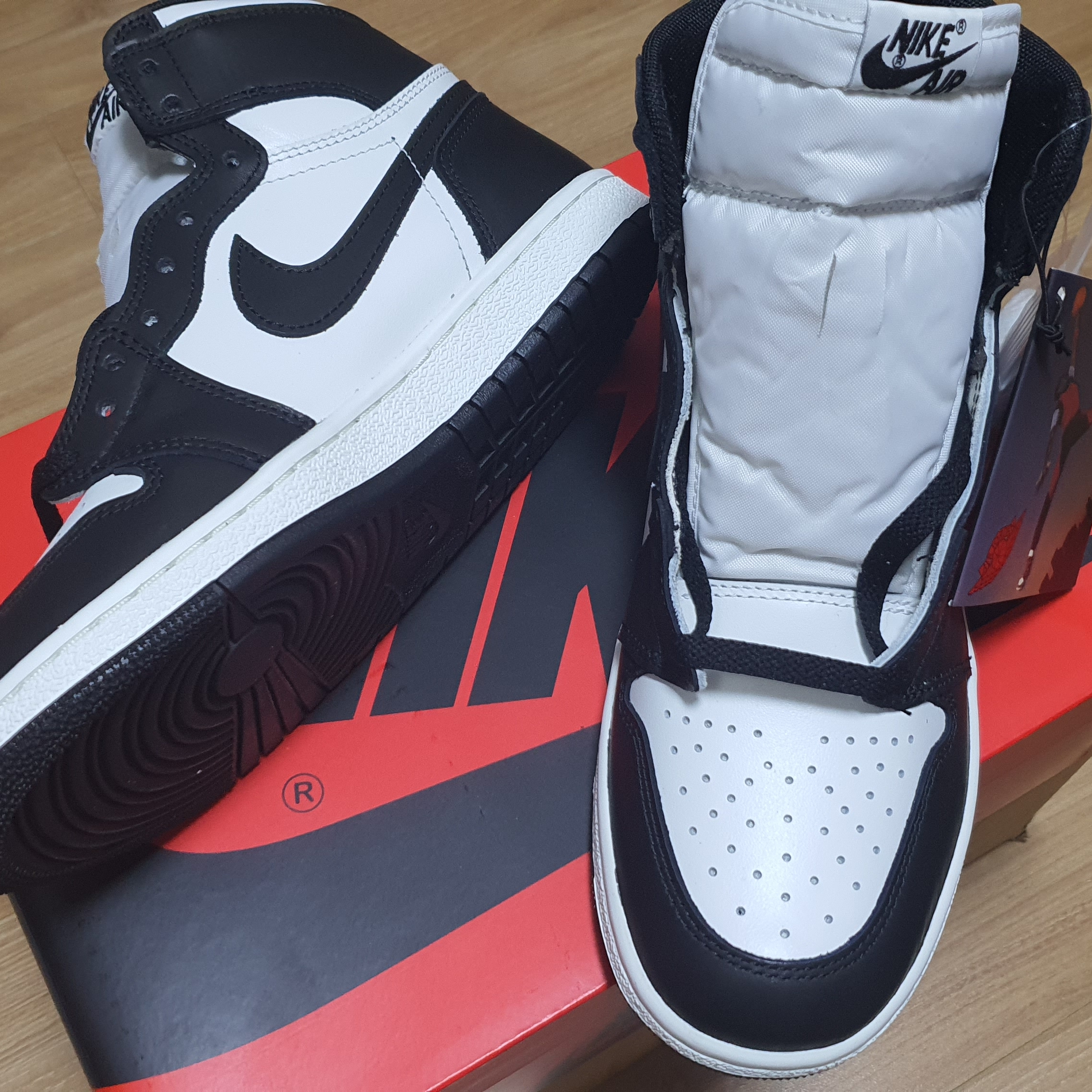 Jordan 1 High 85 Black White 착용 스타일 - 4