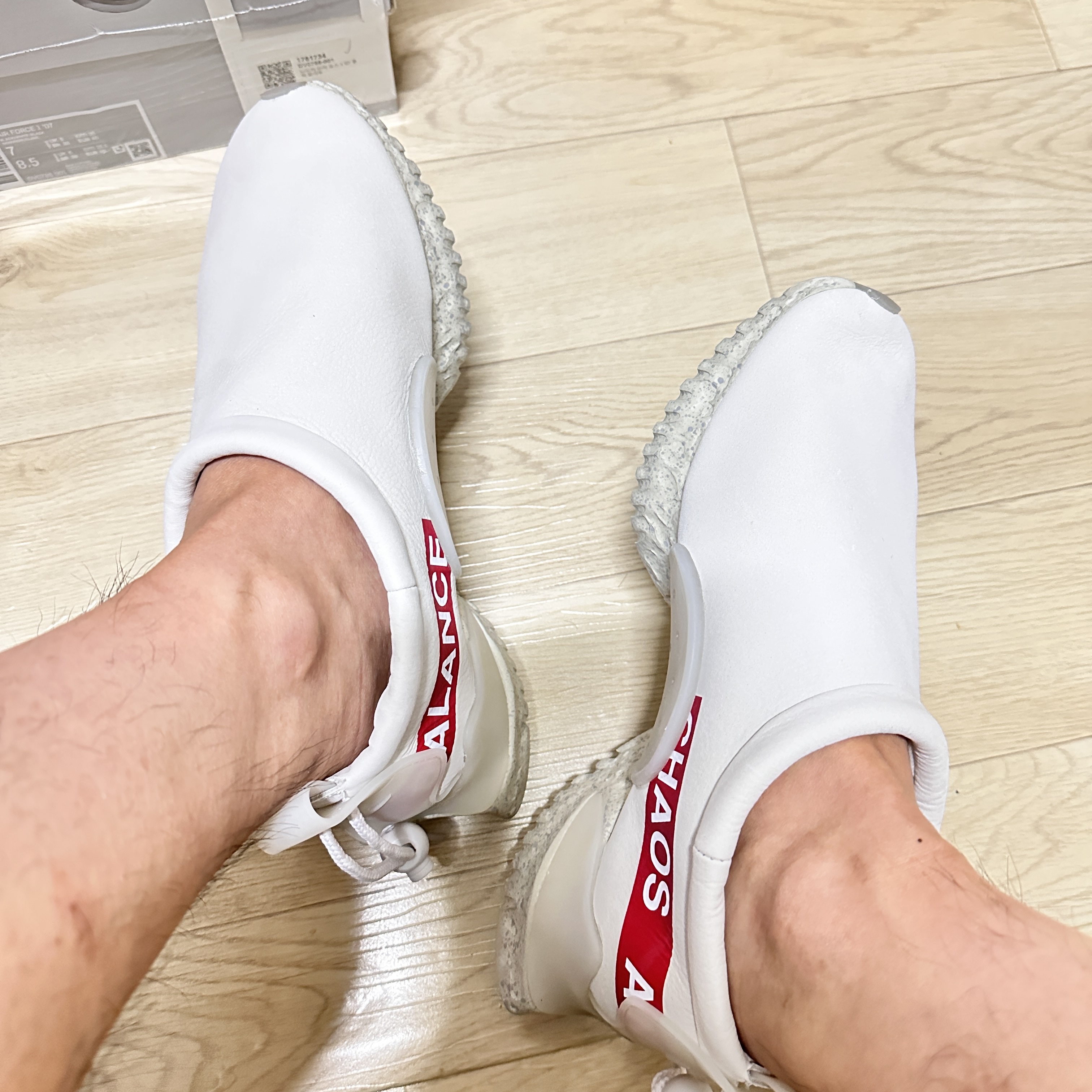 Nike x Undercover Moc Flow SP Light Bone 착용 스타일
