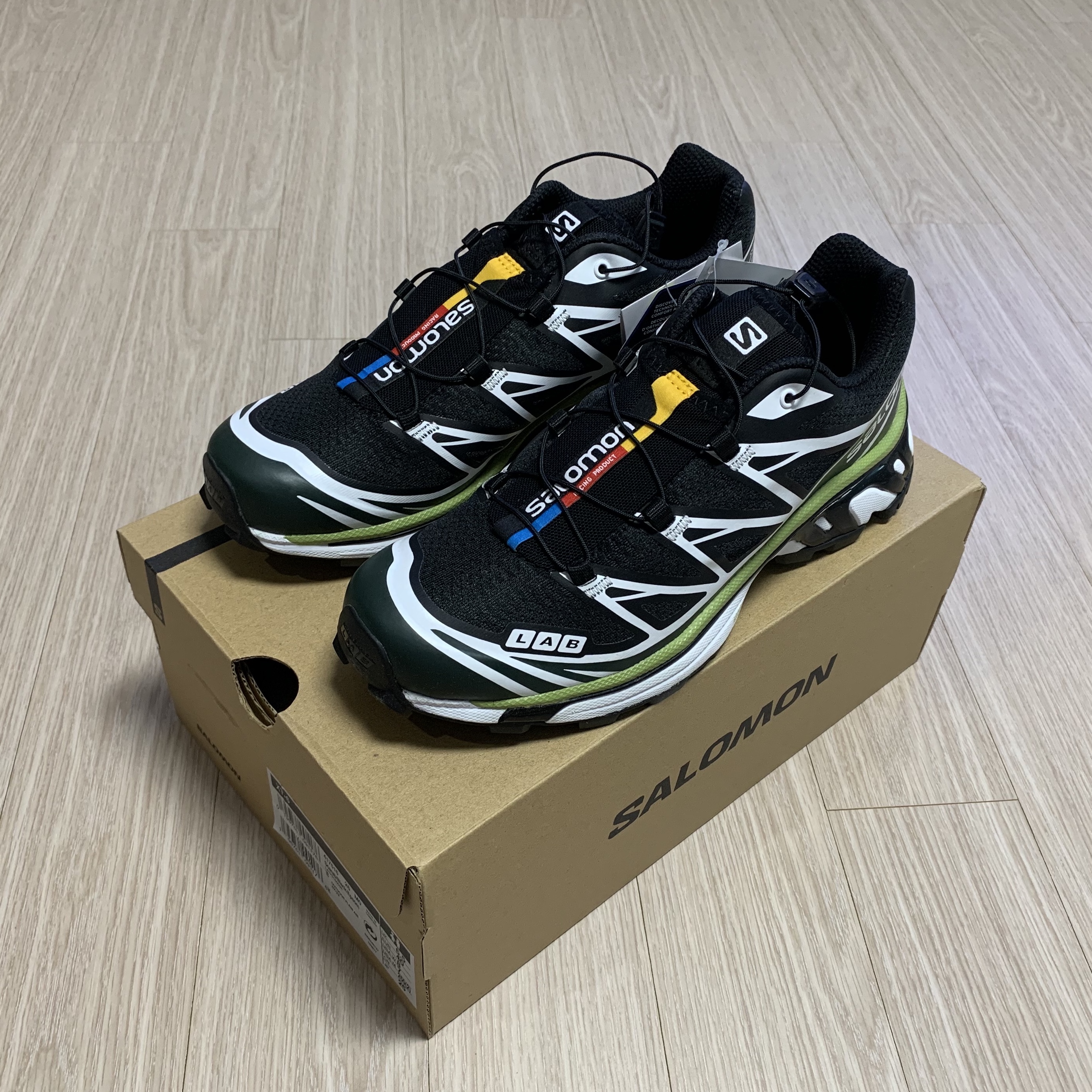 Salomon XT-6 Scarab Black 착용 스타일 - 1