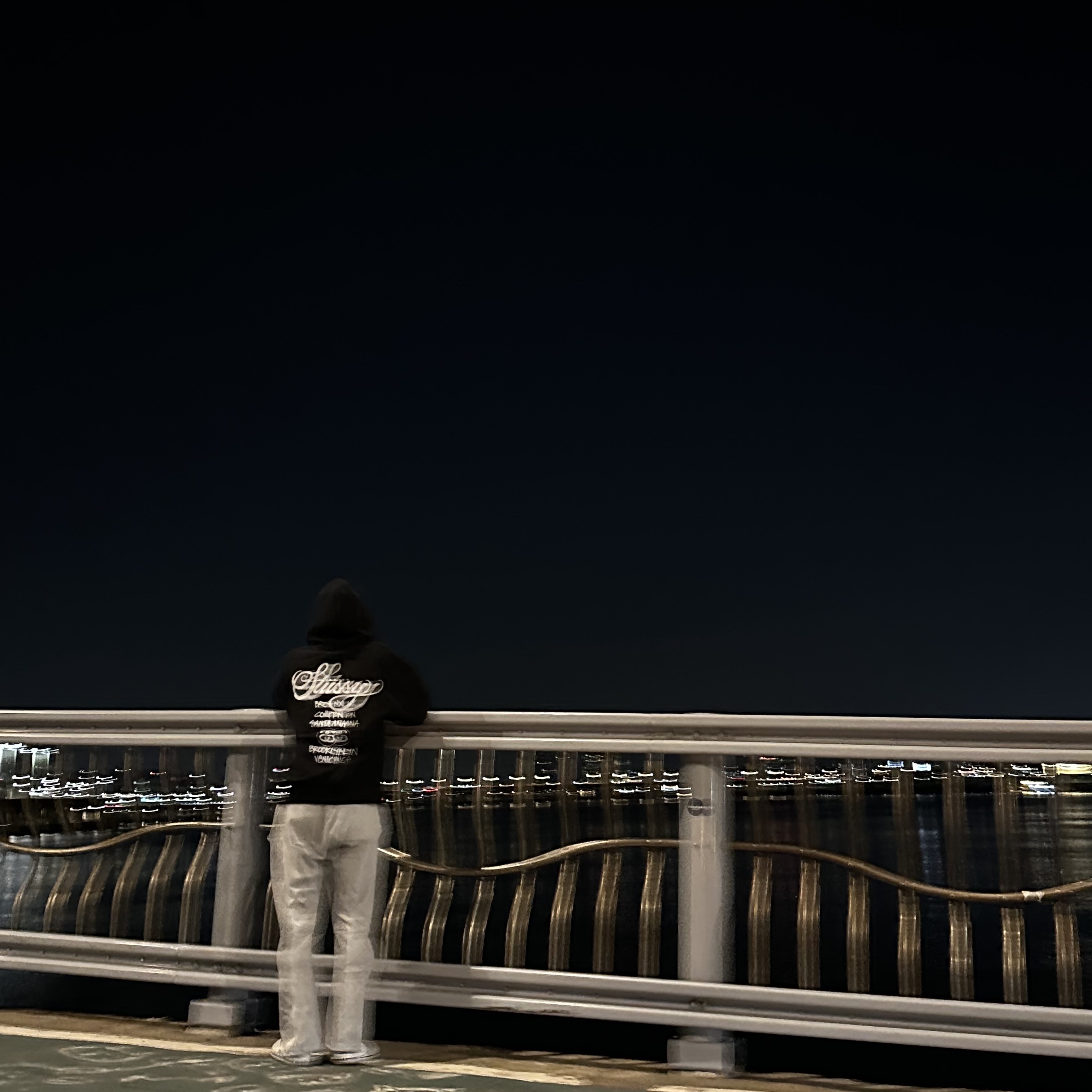 Stussy World Tour Zip Hoodie Black 2022 착용 스타일 - 2