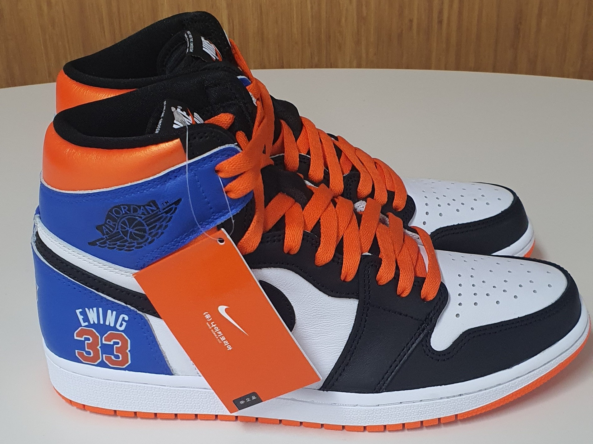 Jordan 1 Retro High OG Electro Orange, Jordan 1 Retro High OG Knicks 착용 스타일 - 3